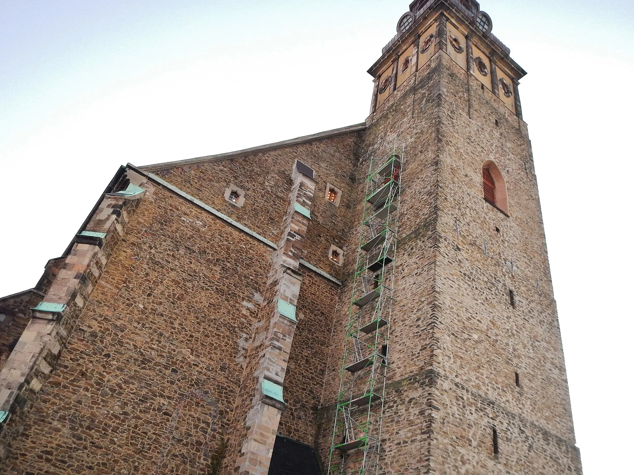 Photo showing: Kirche  St.-Wolfgang  in Schneeberg