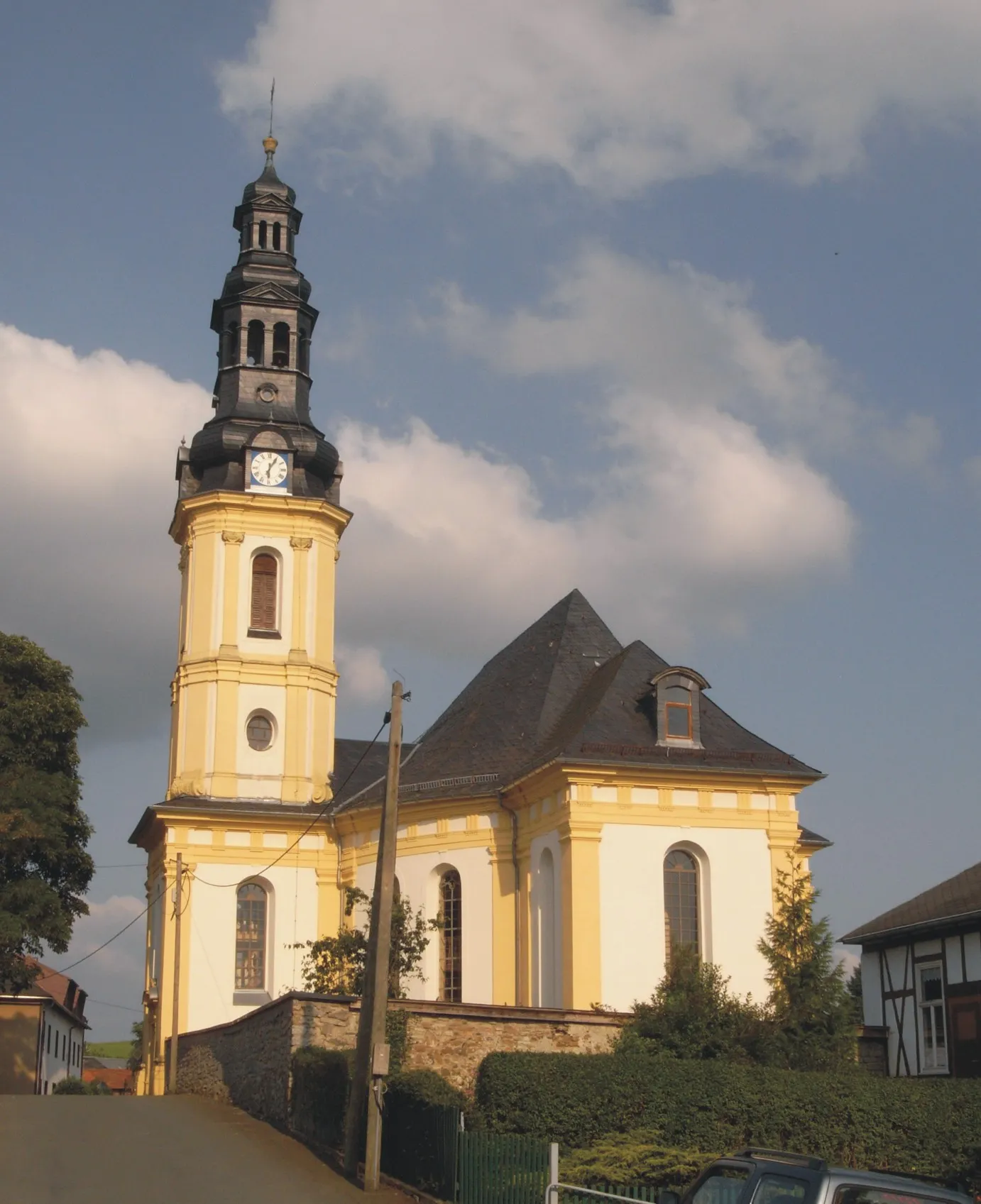Photo showing: Church in Kirschkau (Thuringia, Germany)