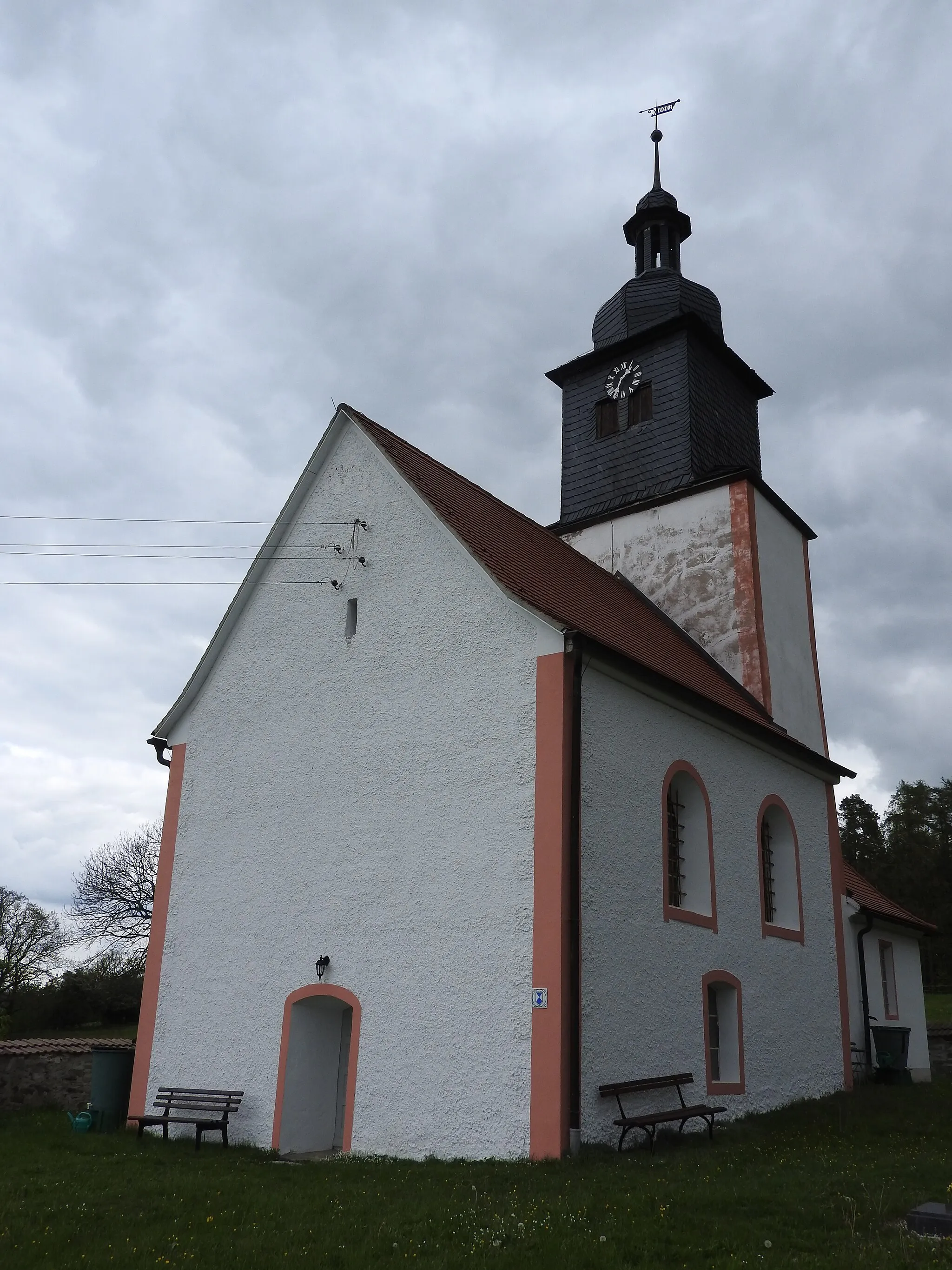 Photo showing: Kirche in Traun, Schmieritz, Thüringen