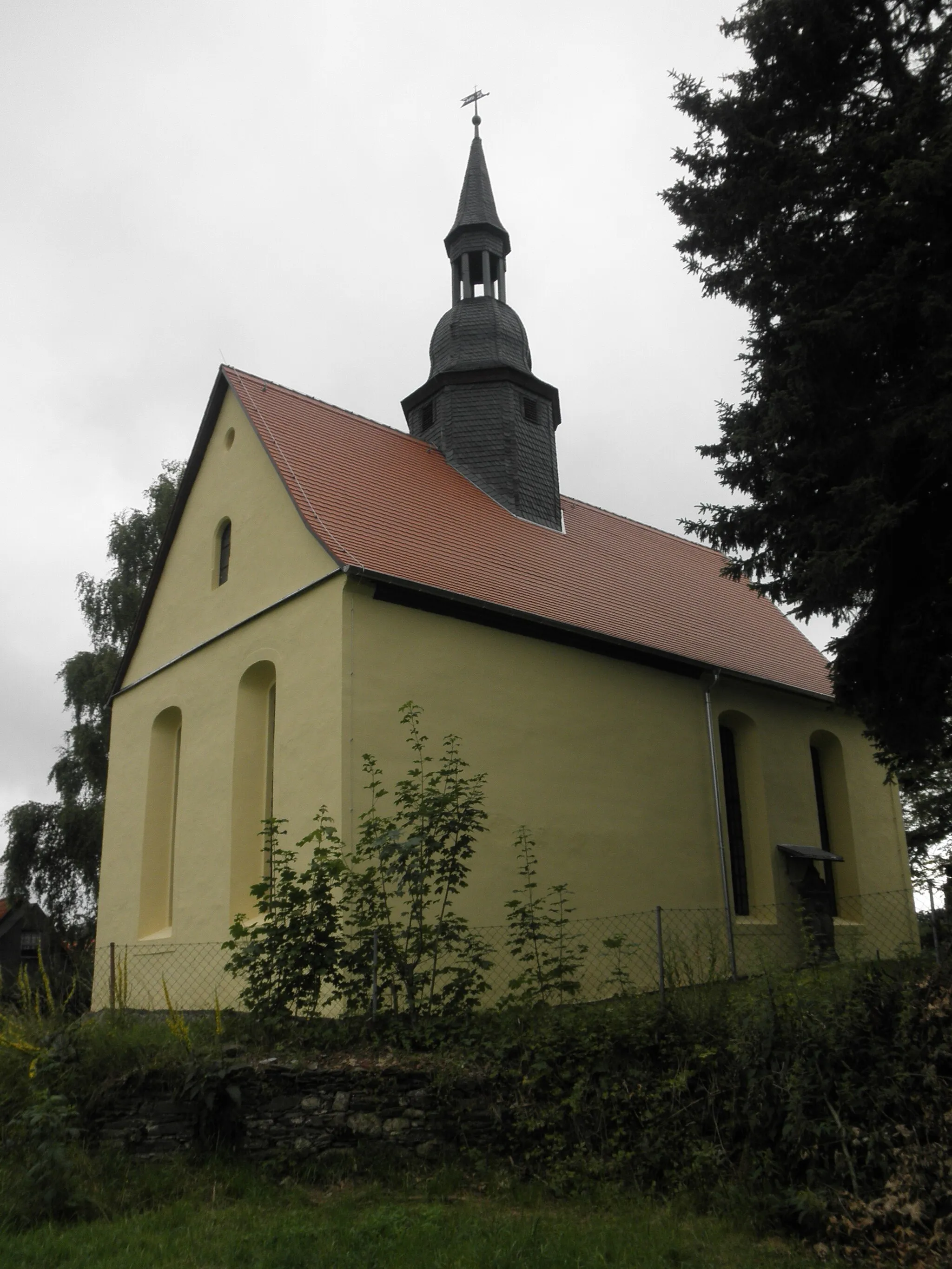 Photo showing: Church in Oberpöllnitz (Triptis) in Thuringia