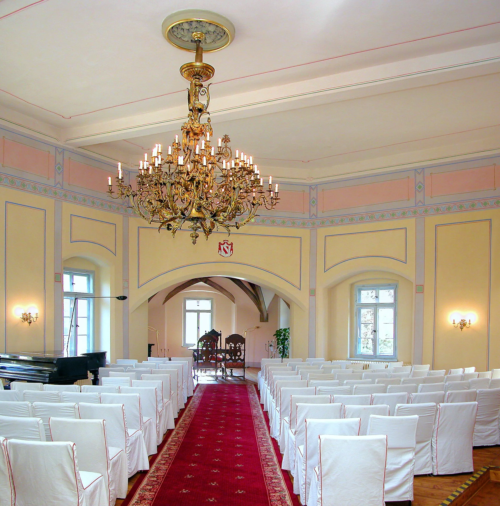 Photo showing: 16.10.2007   08118  Stein (Hartenstein), Stein 1: Burg Stein (ab 12. Jh.). Festsaal im Obergeschoß des Westflügels.  [DSCN30807-30808.TIF]20071016655MDR.JPG(c)Blobelt