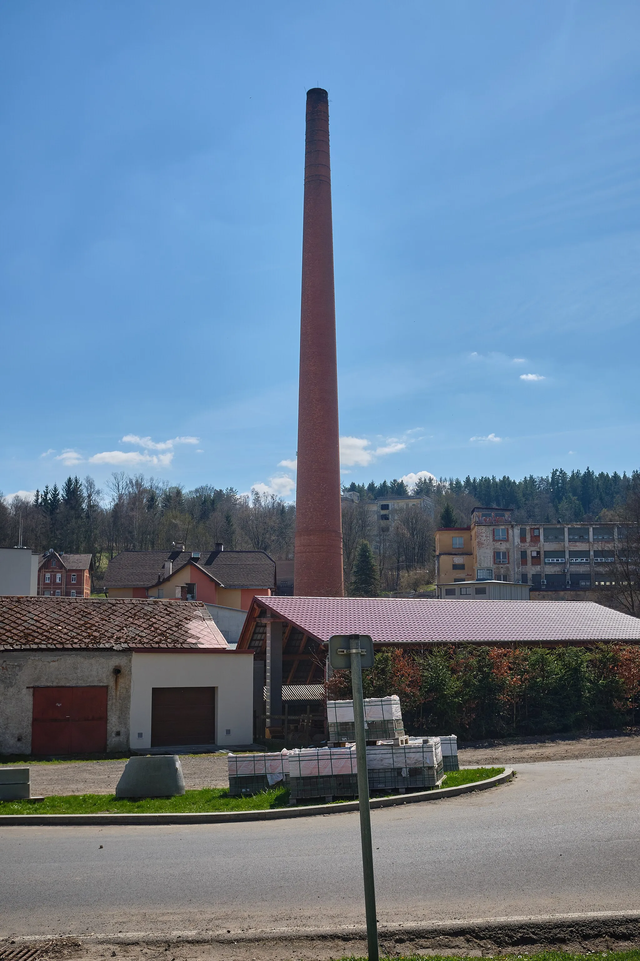 Photo showing: Plesná, areál bývalé textilky Tosta, okres Cheb