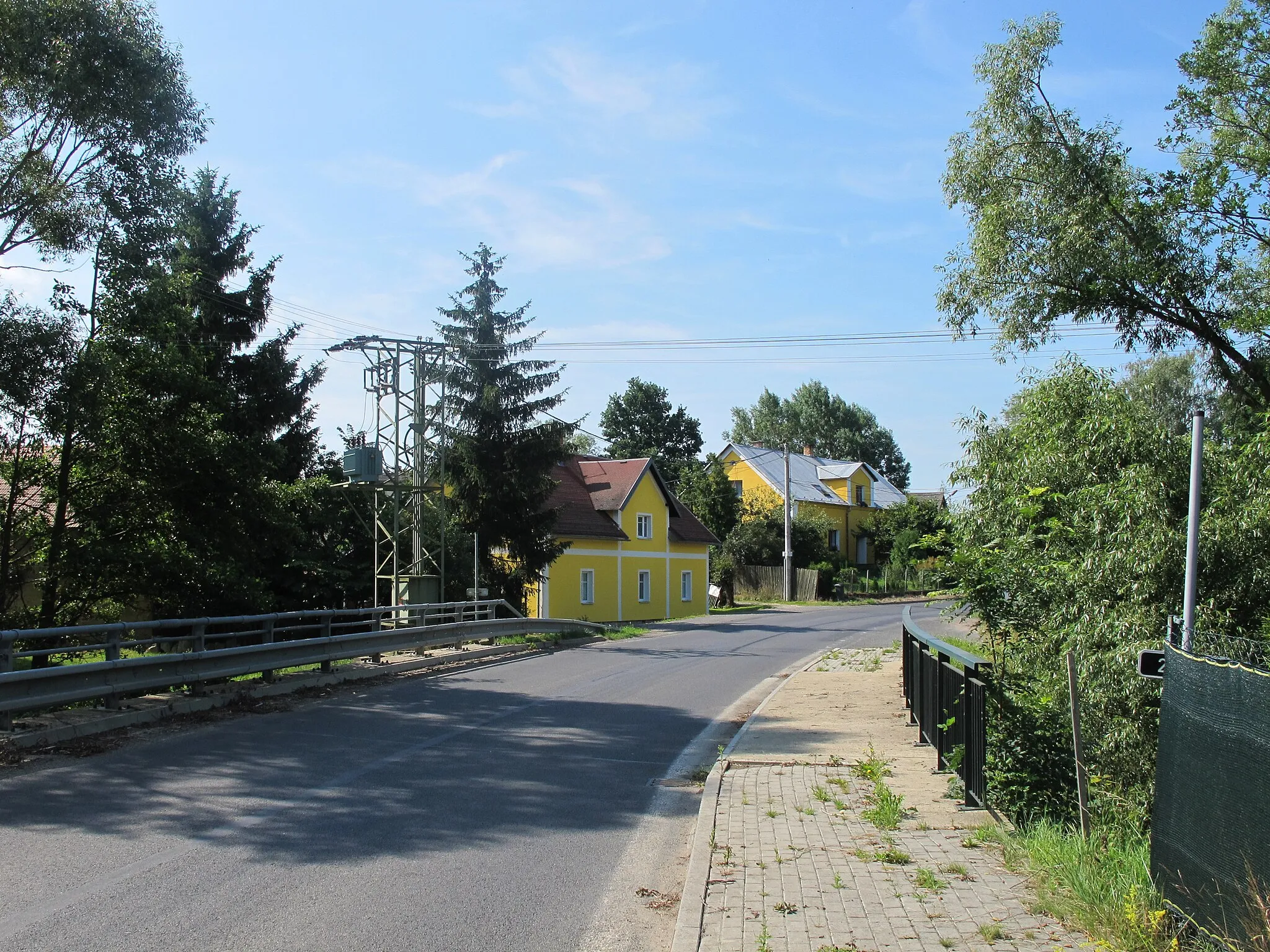Photo showing: Hrzín (Nový Kostel), Straßenansicht