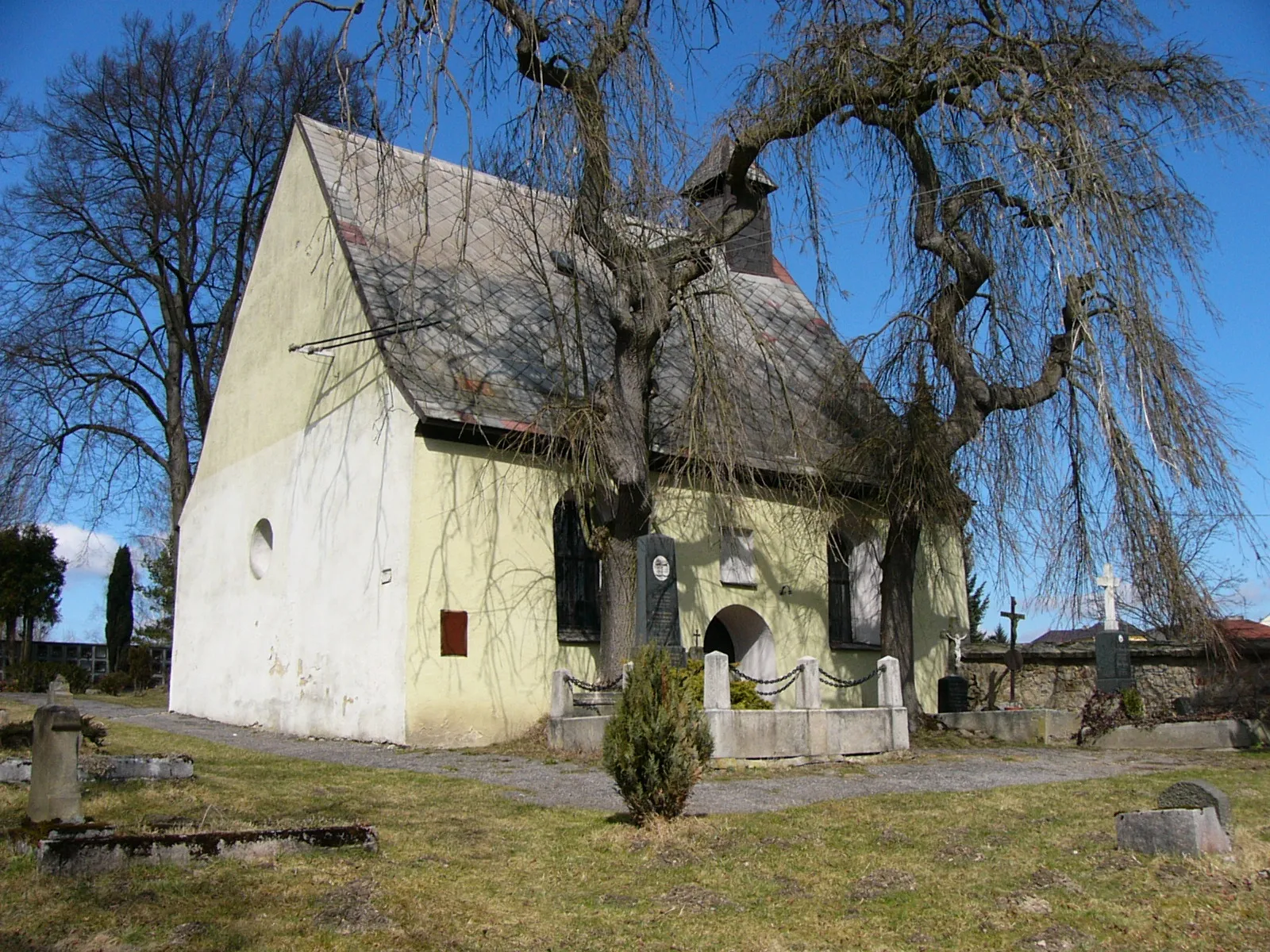 Photo showing: Church of Saint George in Hazlov, Cheb District, the Czech Republic.