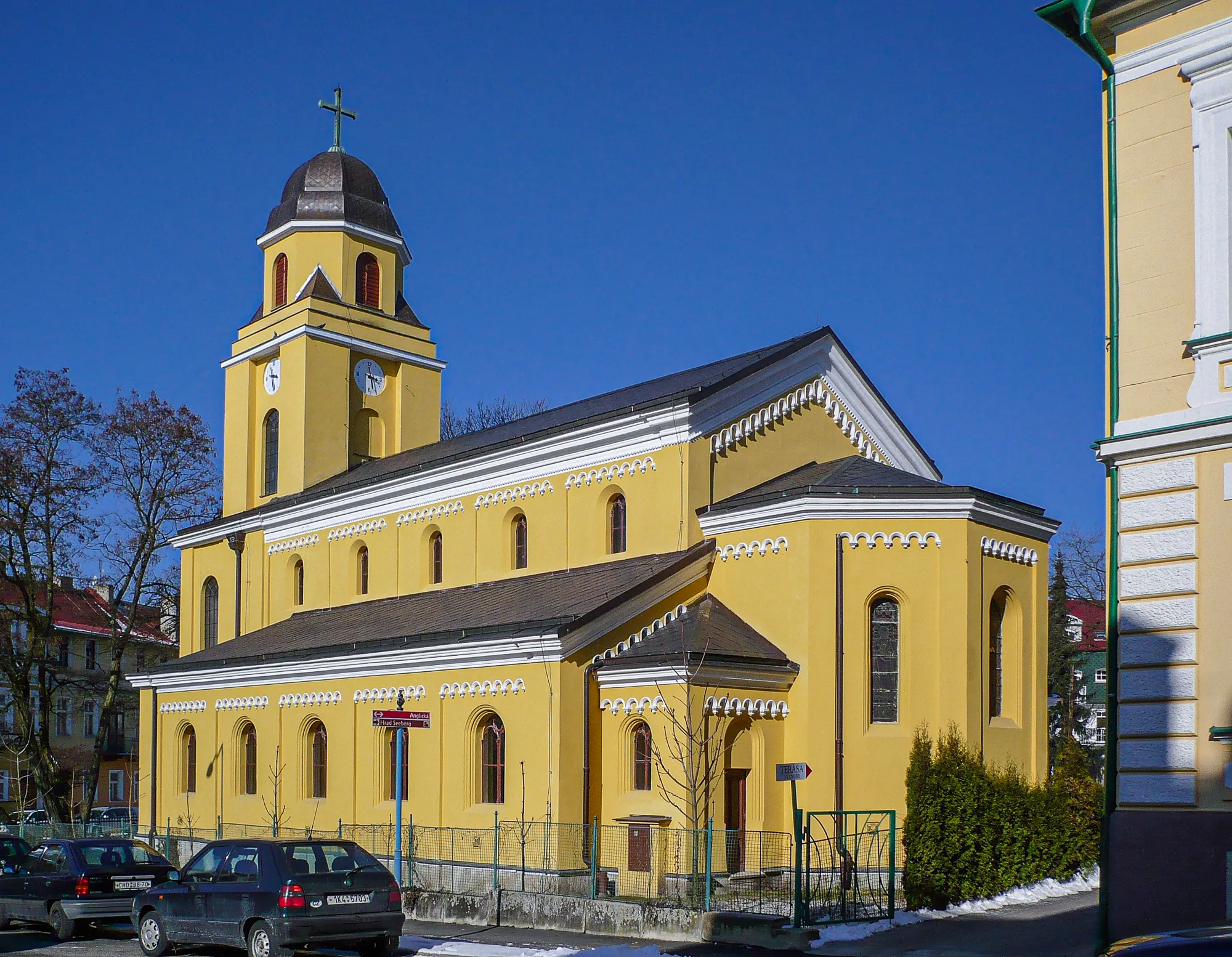 Photo showing: Church of Saints Peter and Paul in Frantiskovy Lazne