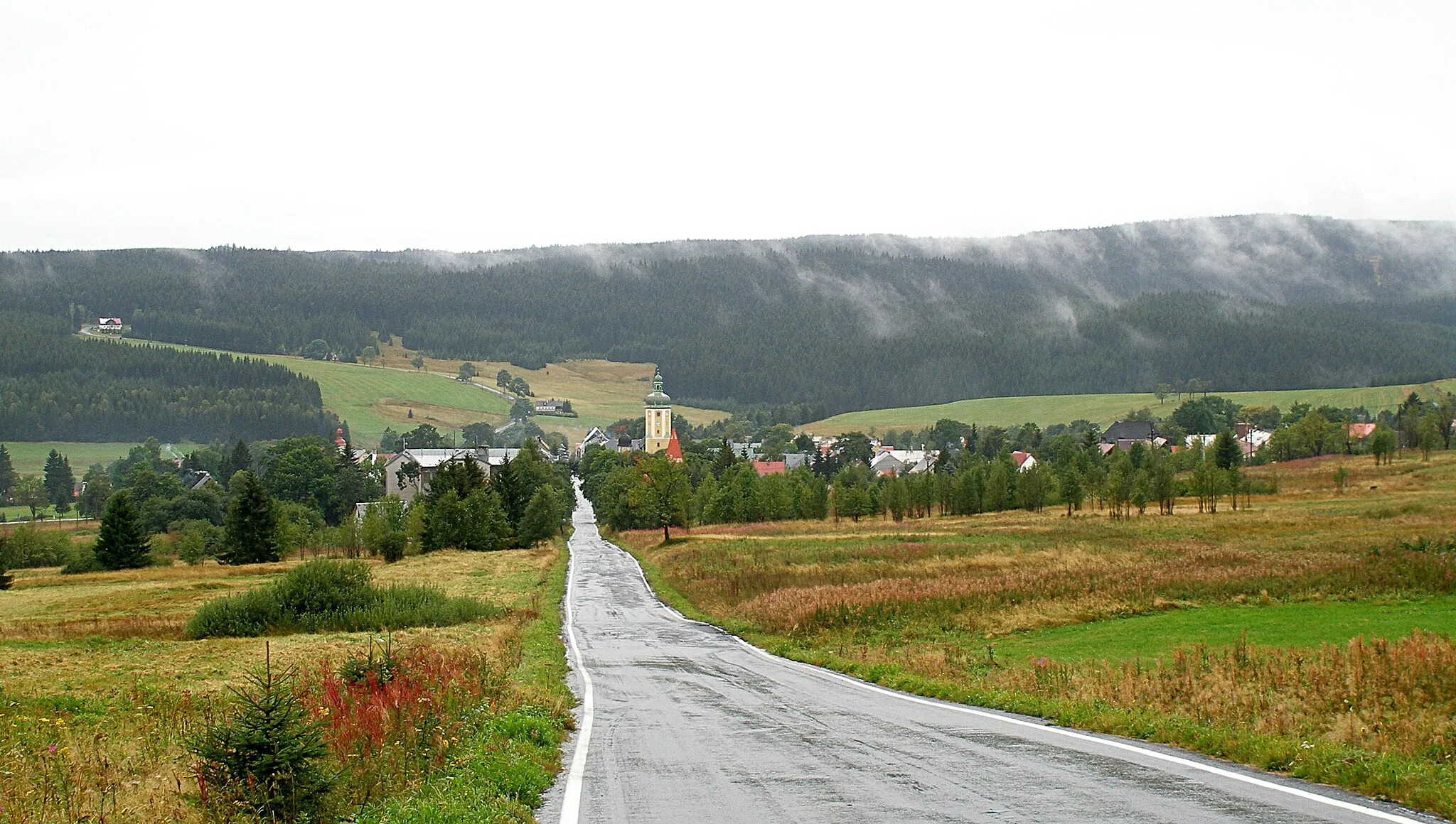 Photo showing: Horní Blatná (Bergstadt Platten)