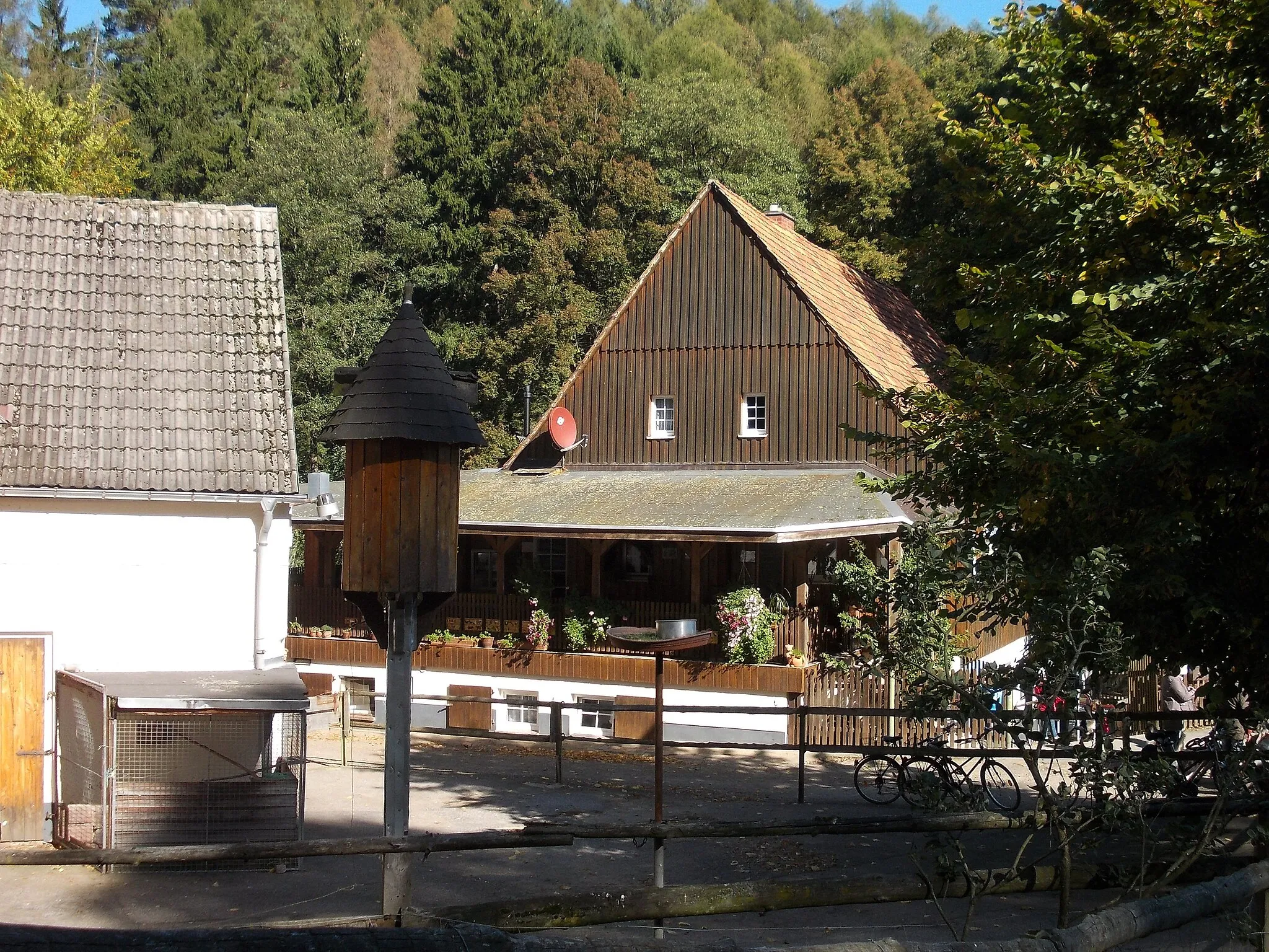 Photo showing: Höllmühle restaurant near Chursdorf (Penig, mittelsachsen district, Saxony)