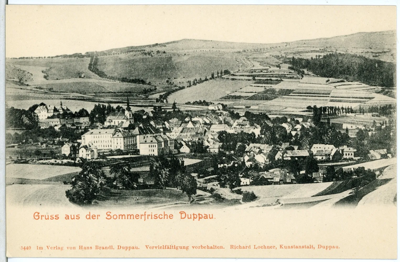 Photo showing: Duppau; Blick auf Duppau