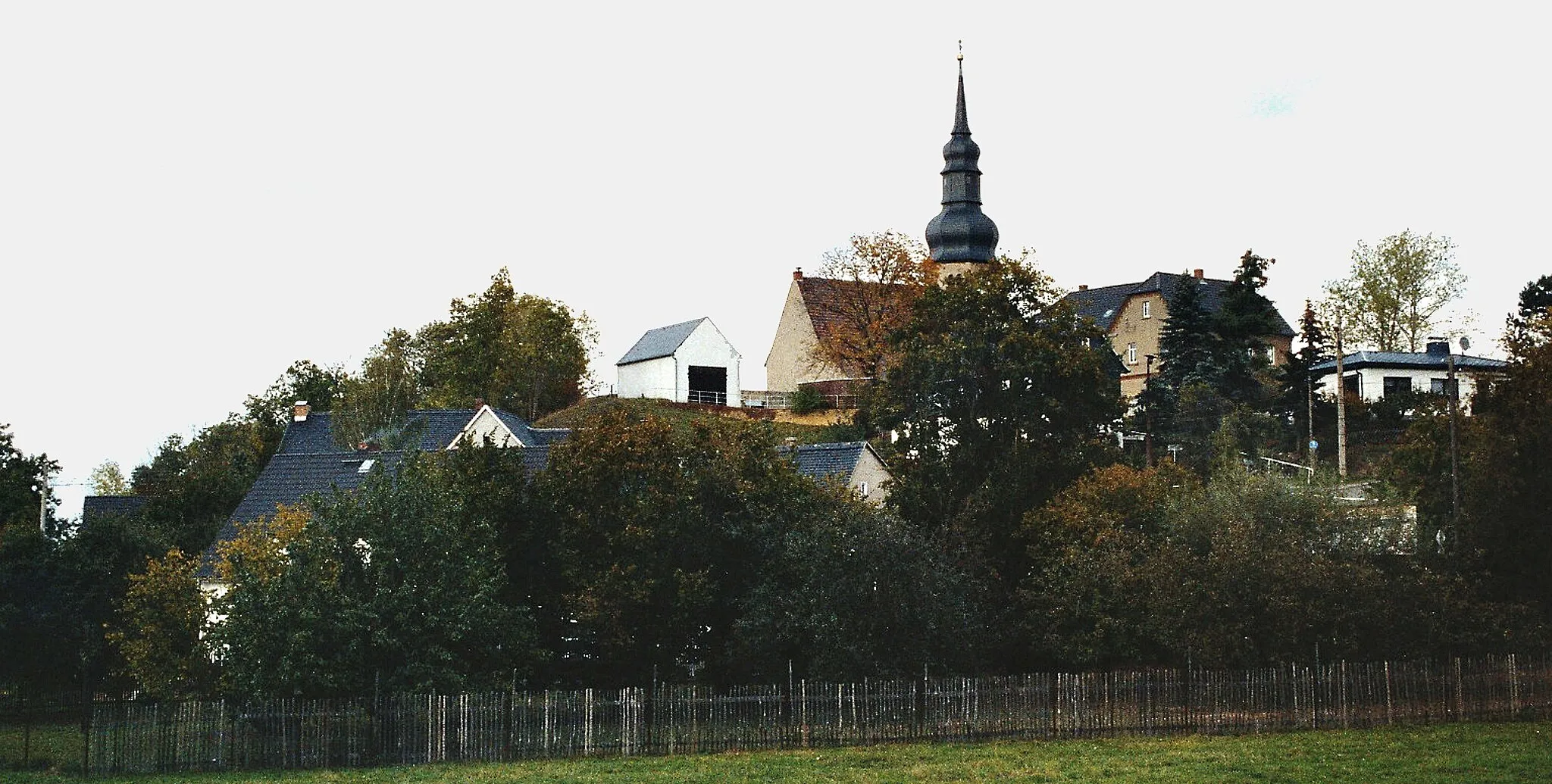 Photo showing: Heukewalde, view of the village