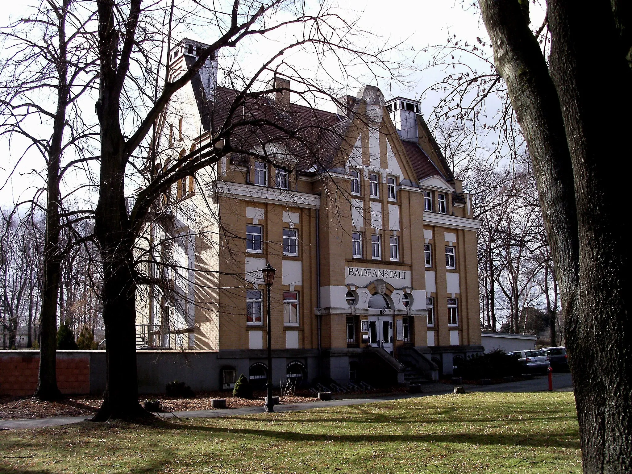 Photo showing: Former public bathhouse at Liebertwolkwitz, Leipzig, Saxony