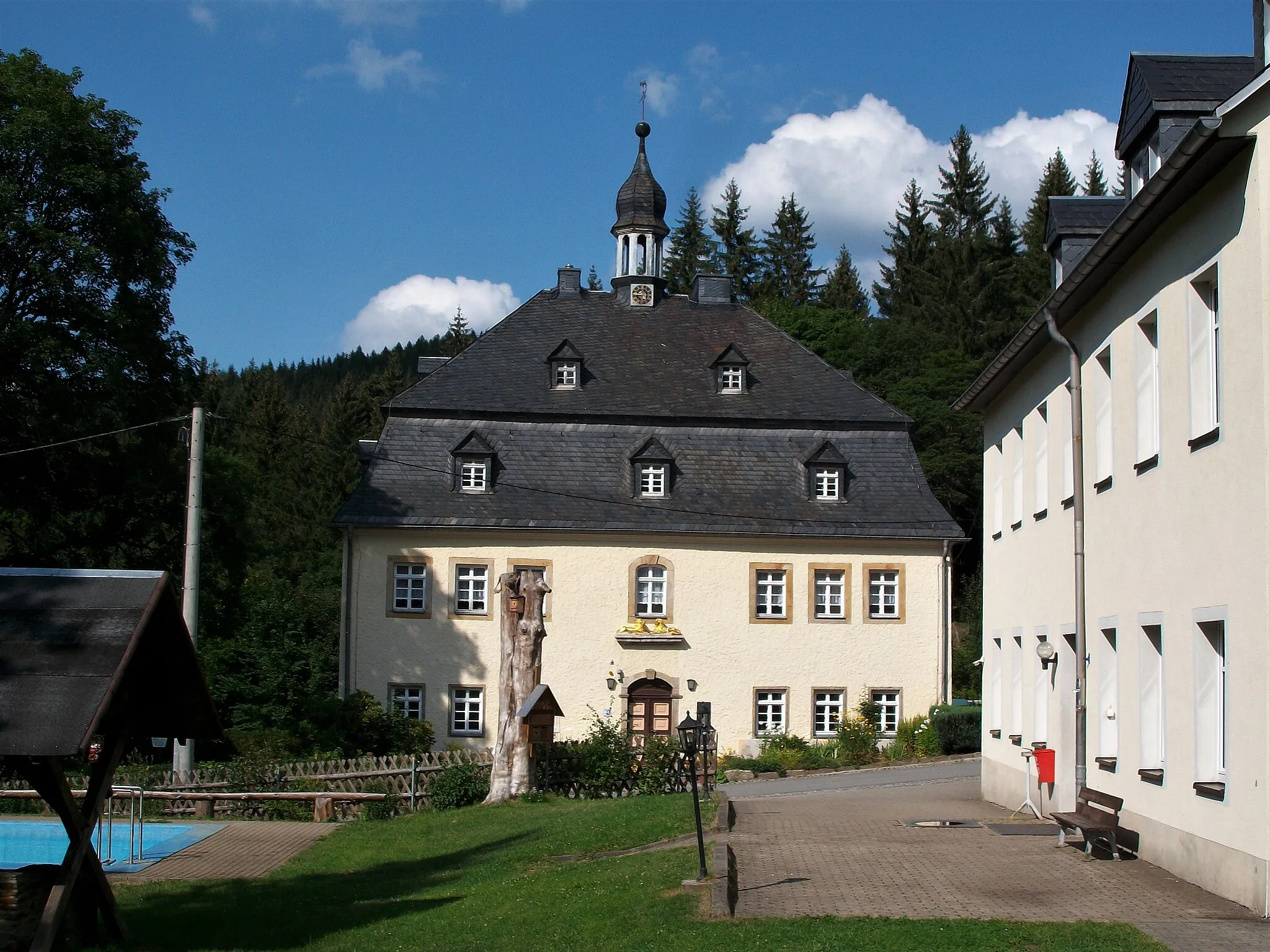 Photo showing: Hammerherrenhaus Schmalzgrube (Jöhstadt)