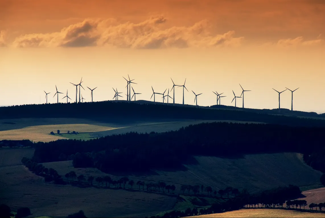 Photo showing: Windpark Dörnthal auf Voigtsdorfer Höhe und Saidenberg