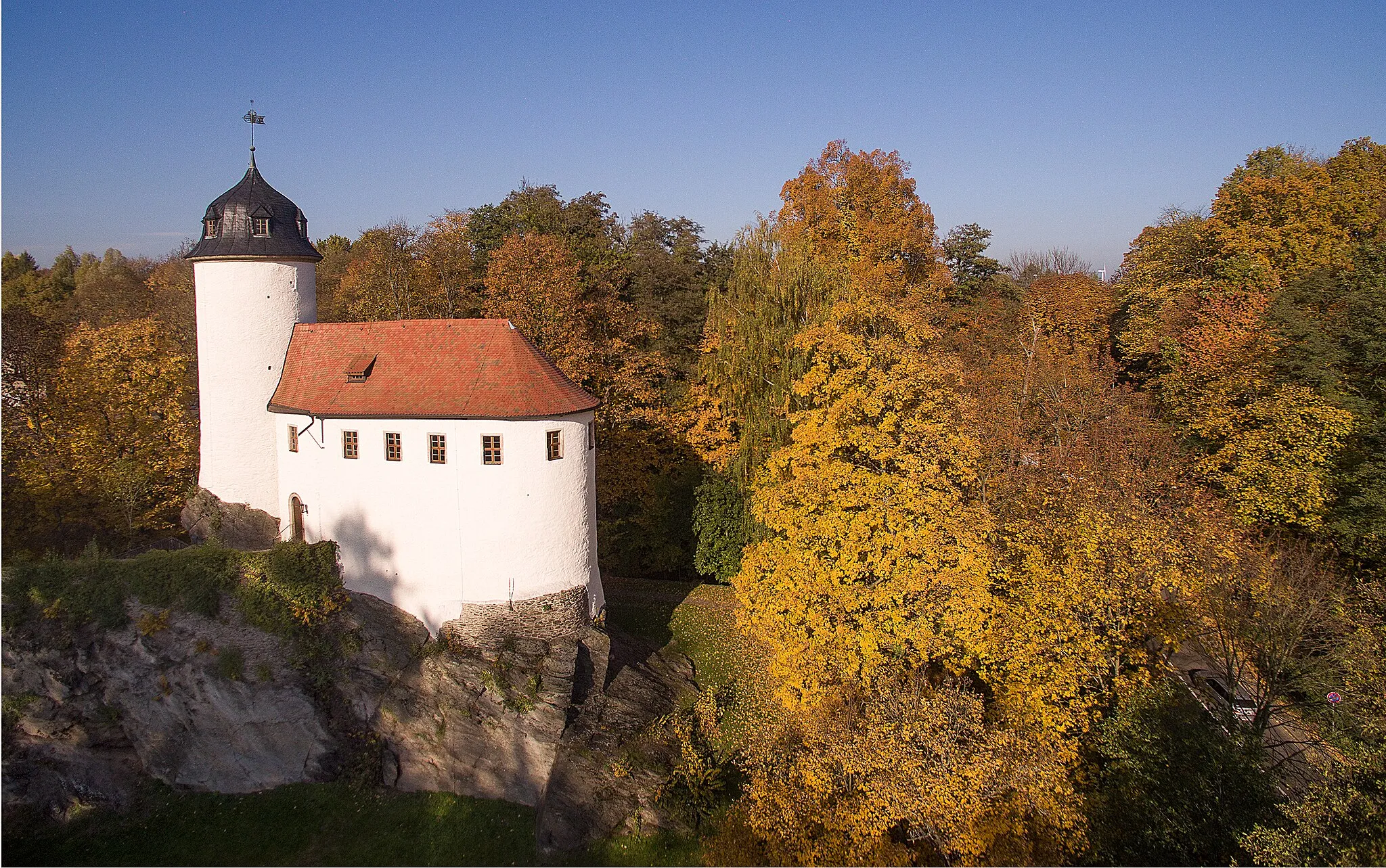 Photo showing: Burg Rabenstein Chemnitz im Herbst