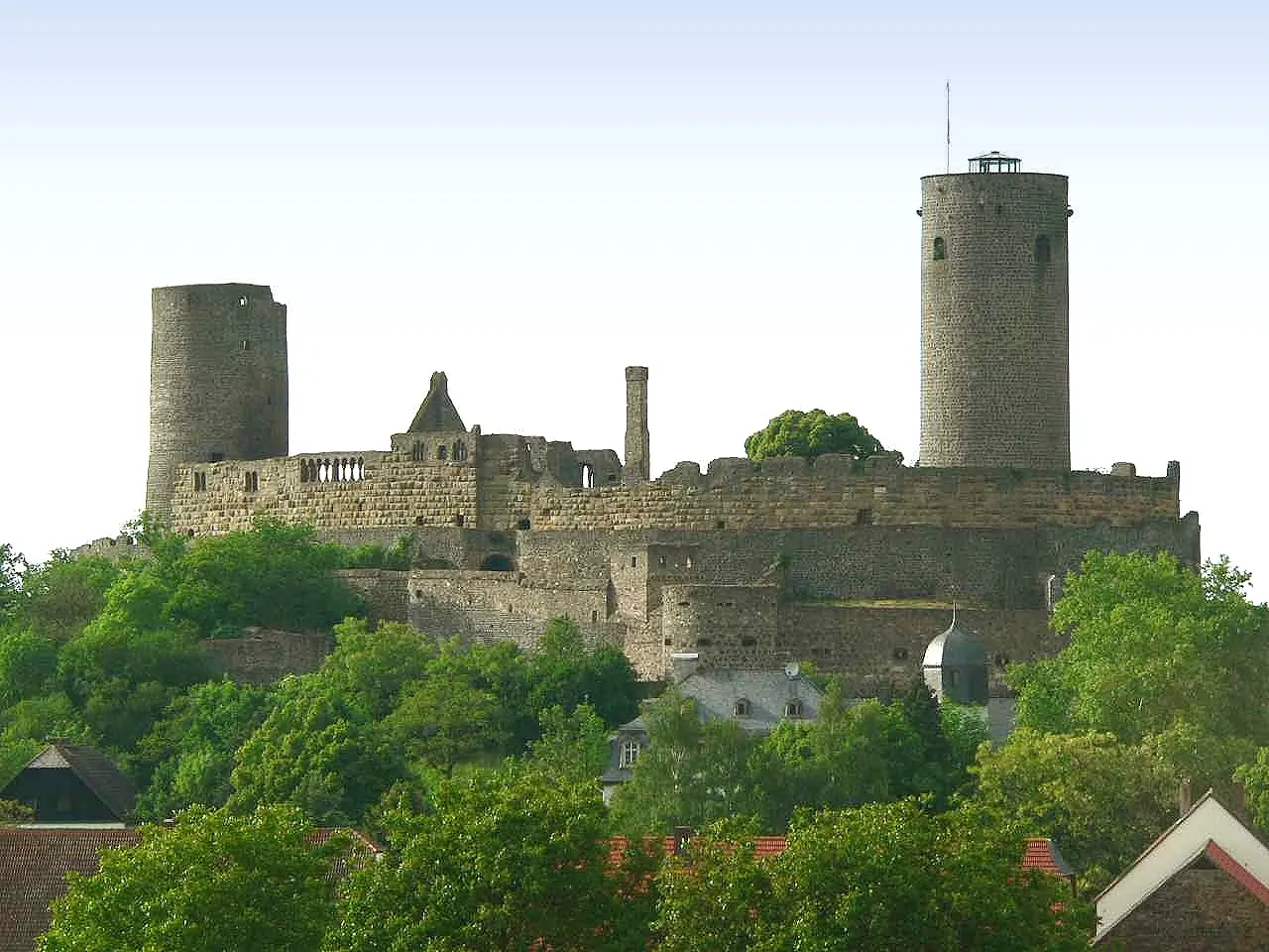 Photo showing: Burgruine Münzenberg, Hessen, Germany