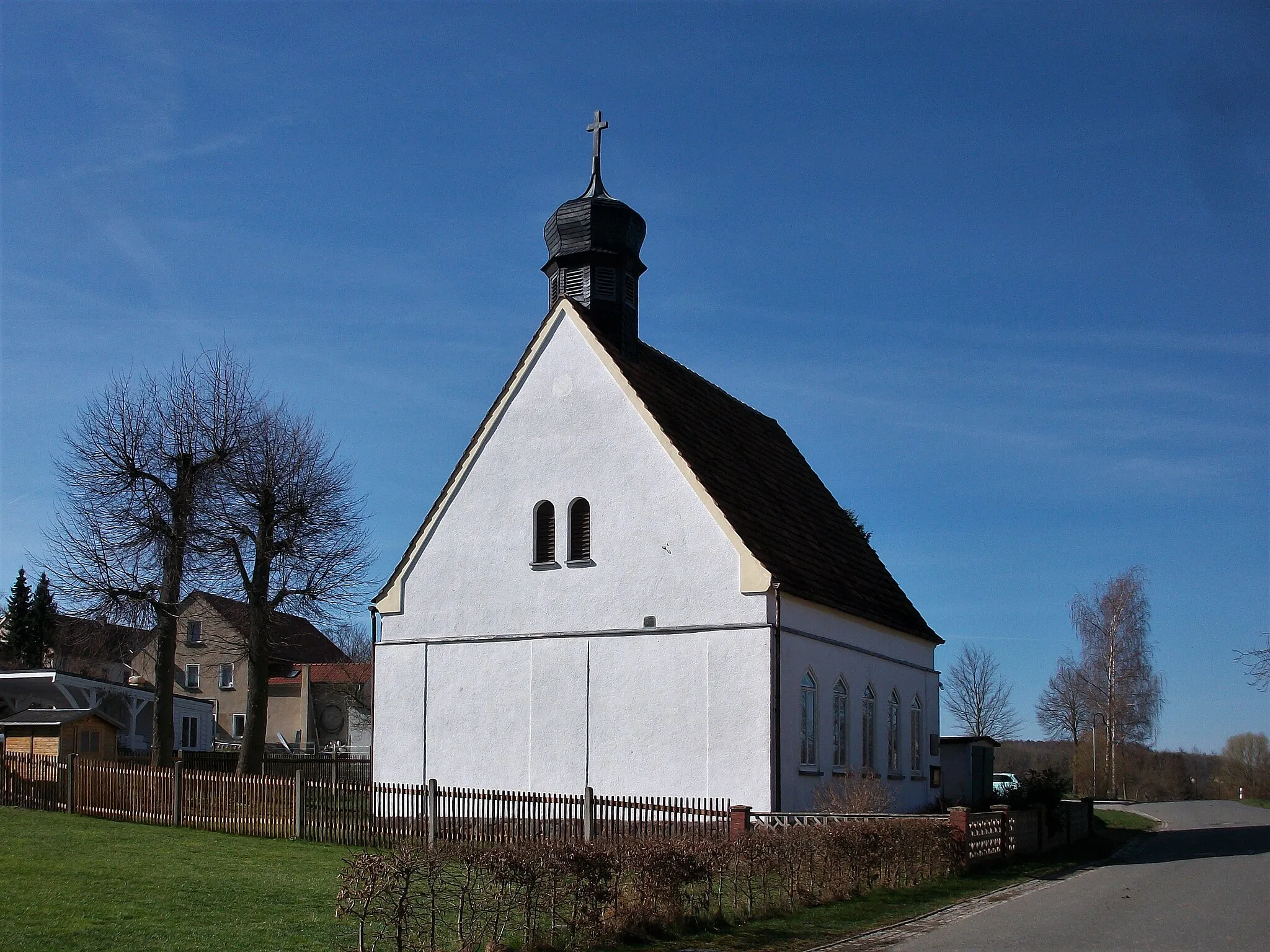 Photo showing: Ev.-meth. Kirche Braunichswalde