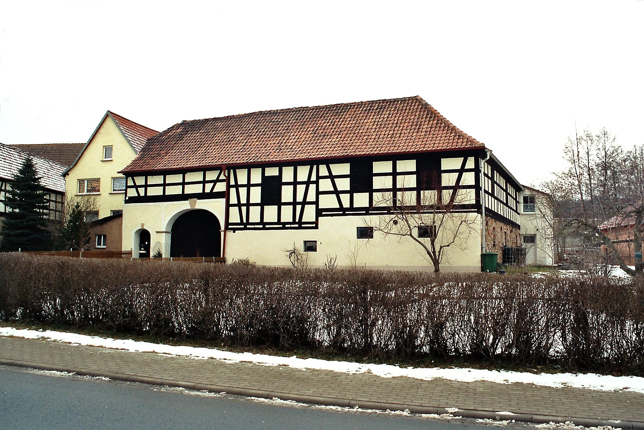 Photo showing: Zedlitz, farm in framework