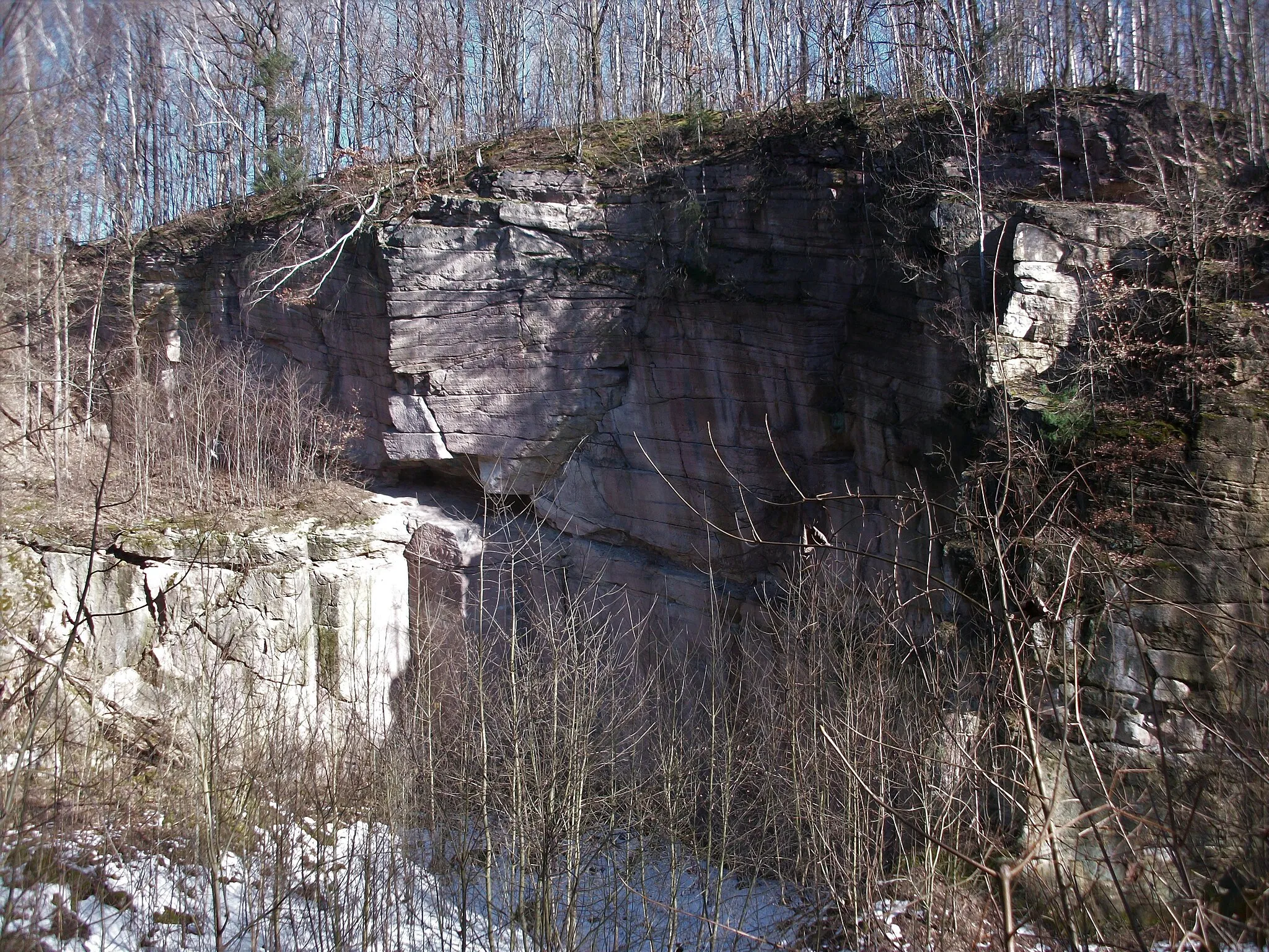 Photo showing: Ratssteinbruch im Zeisigwald