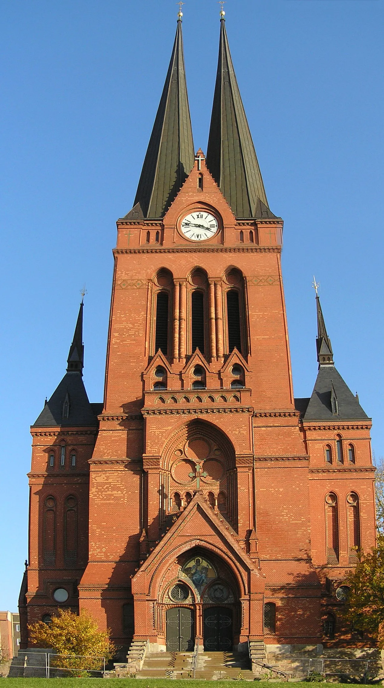 Photo showing: Die Markuskirche in Chemnitz (erbaut 1885)