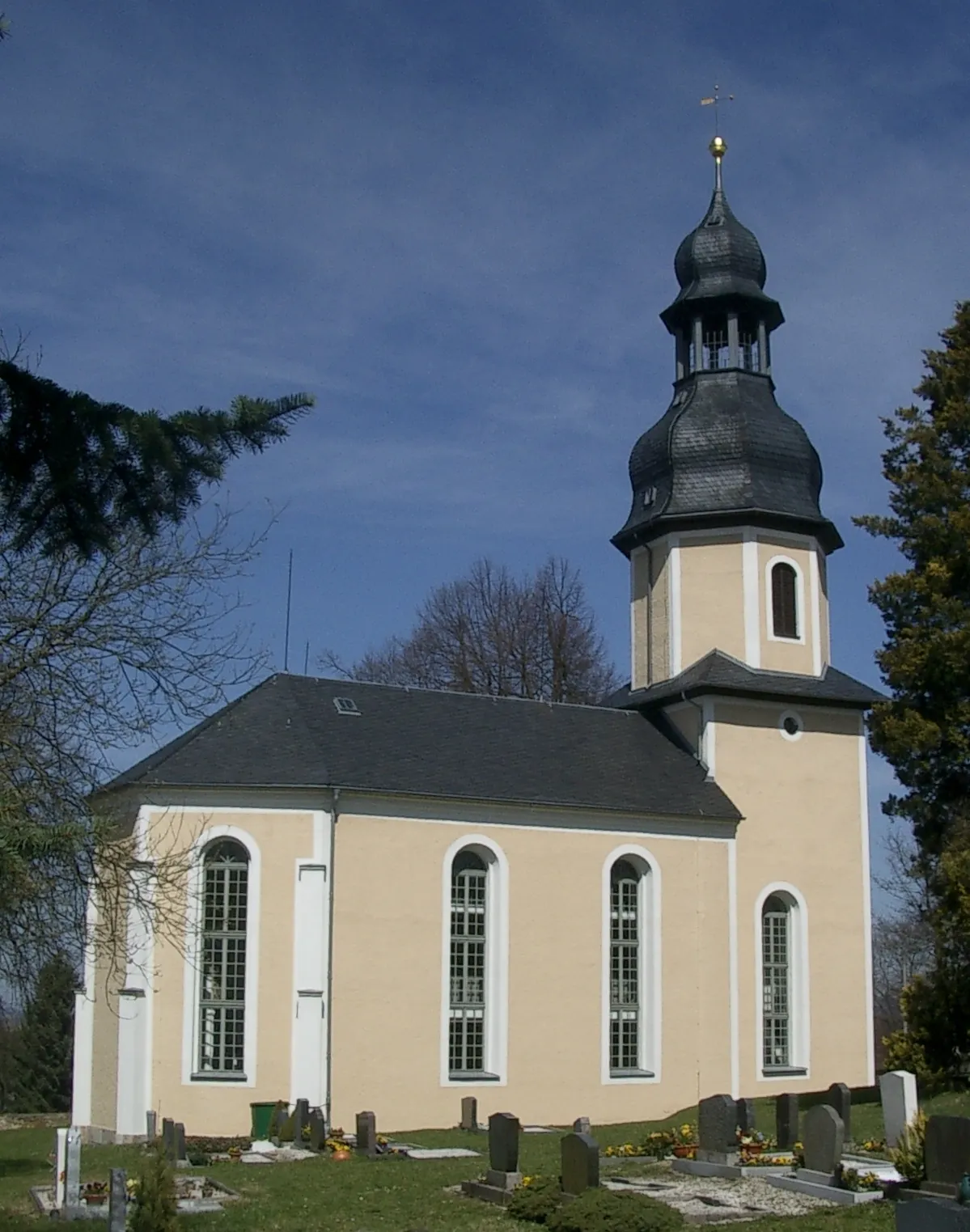 Photo showing: St. Laurentius church in Landwüst