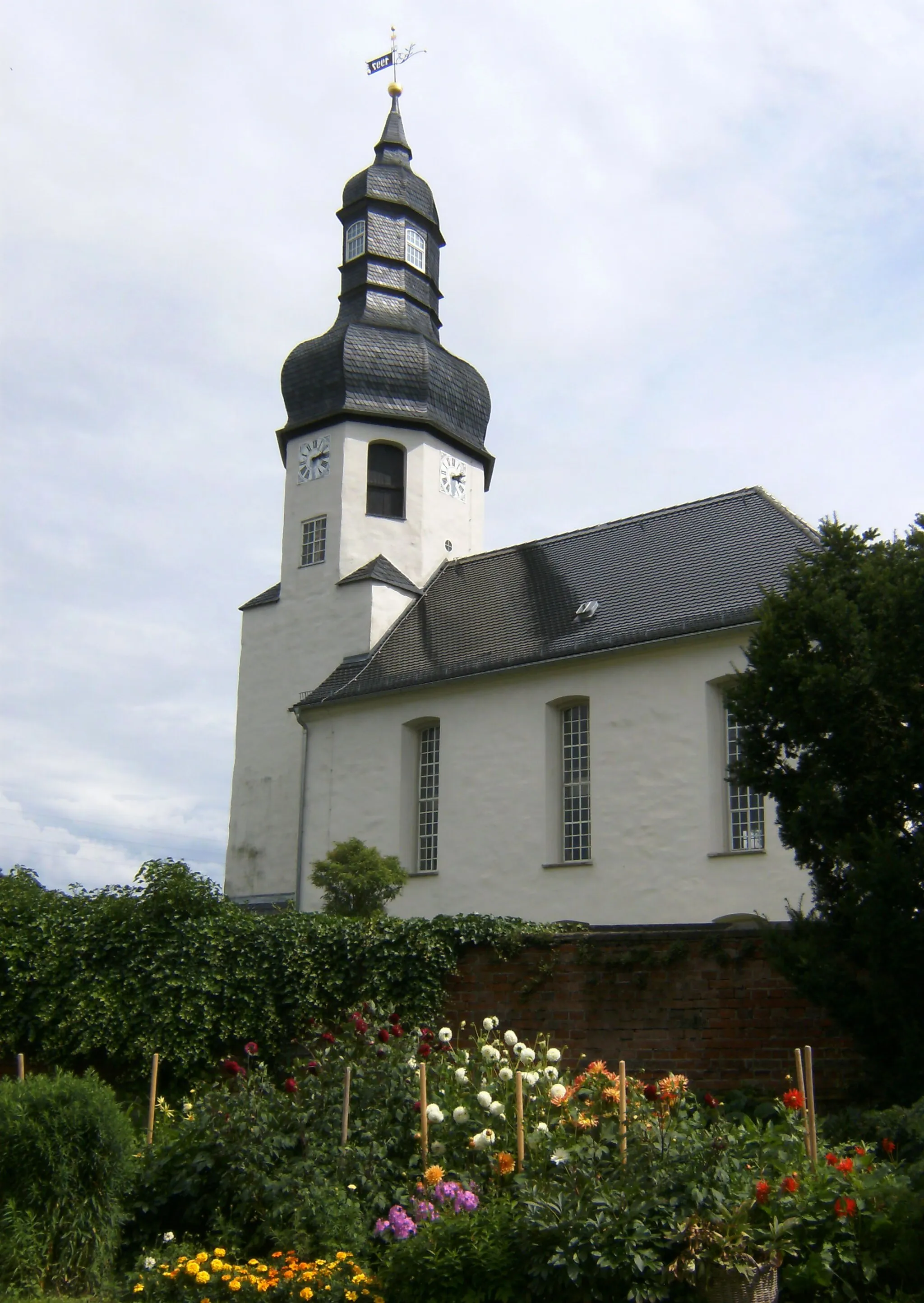 Photo showing: Church of Korbußen in Landkreis Greiz, Thuringia.