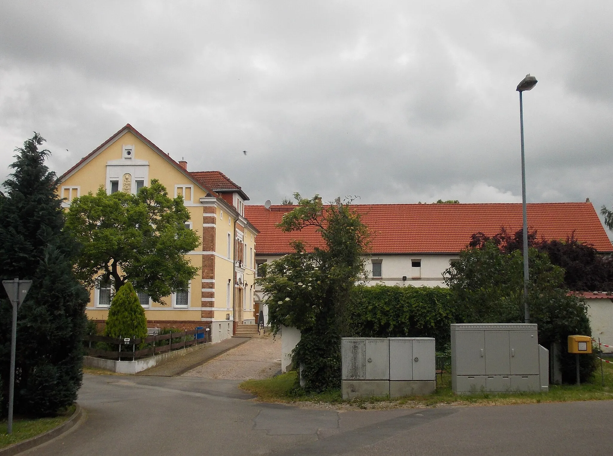 Photo showing: Farmstead in Drogen (Altenburger Land district, Thuringia)