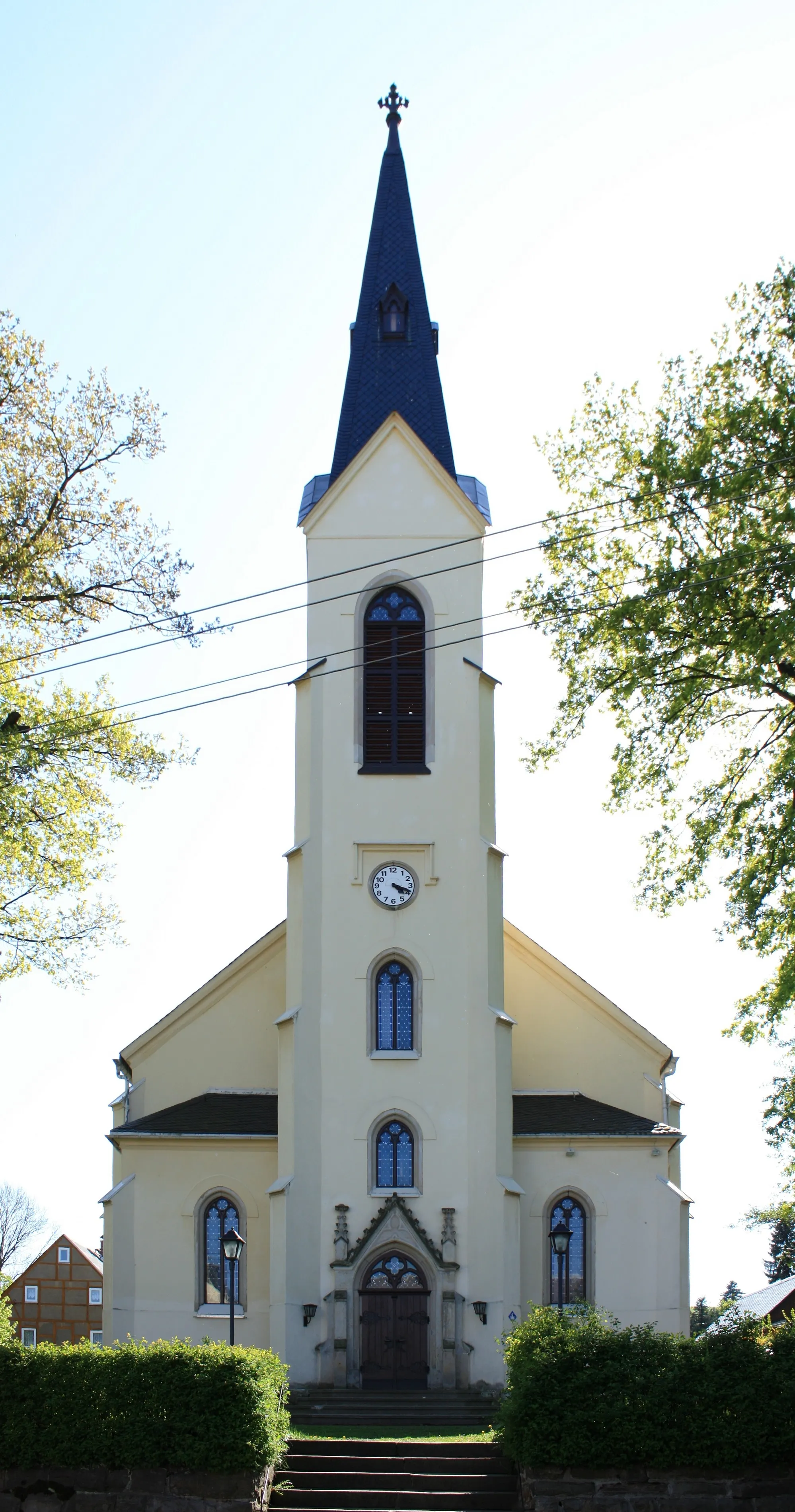 Photo showing: Pockau Church