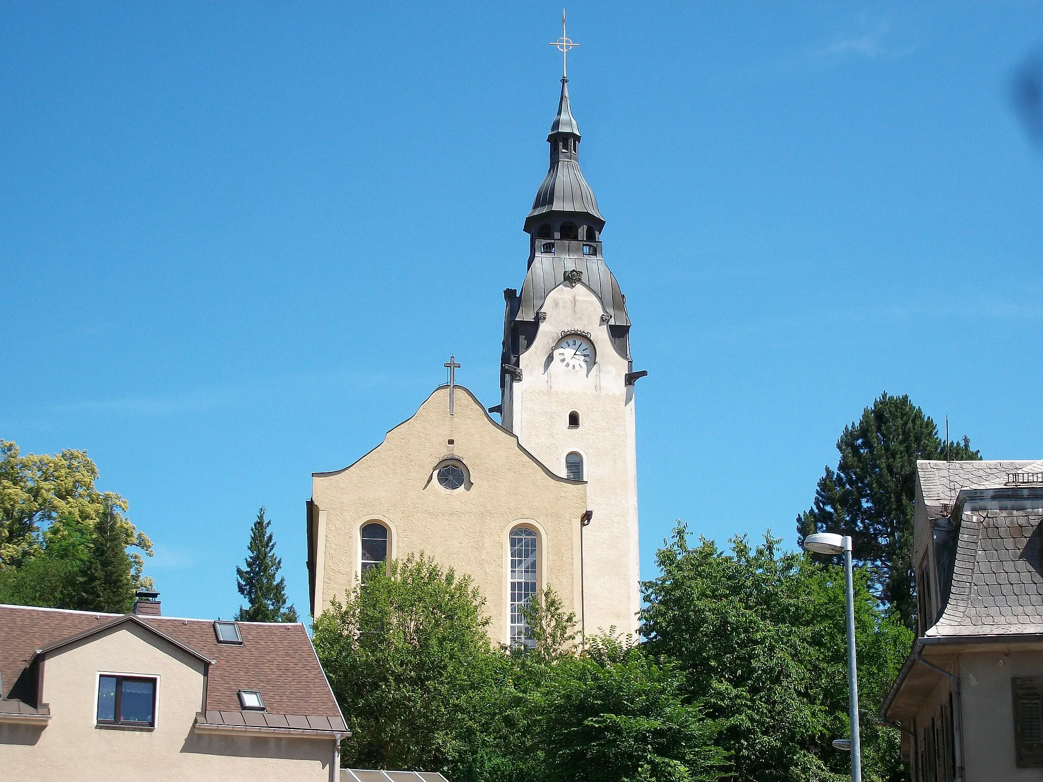 Photo showing: Nicolaikirche in Bergen (Vogtl)