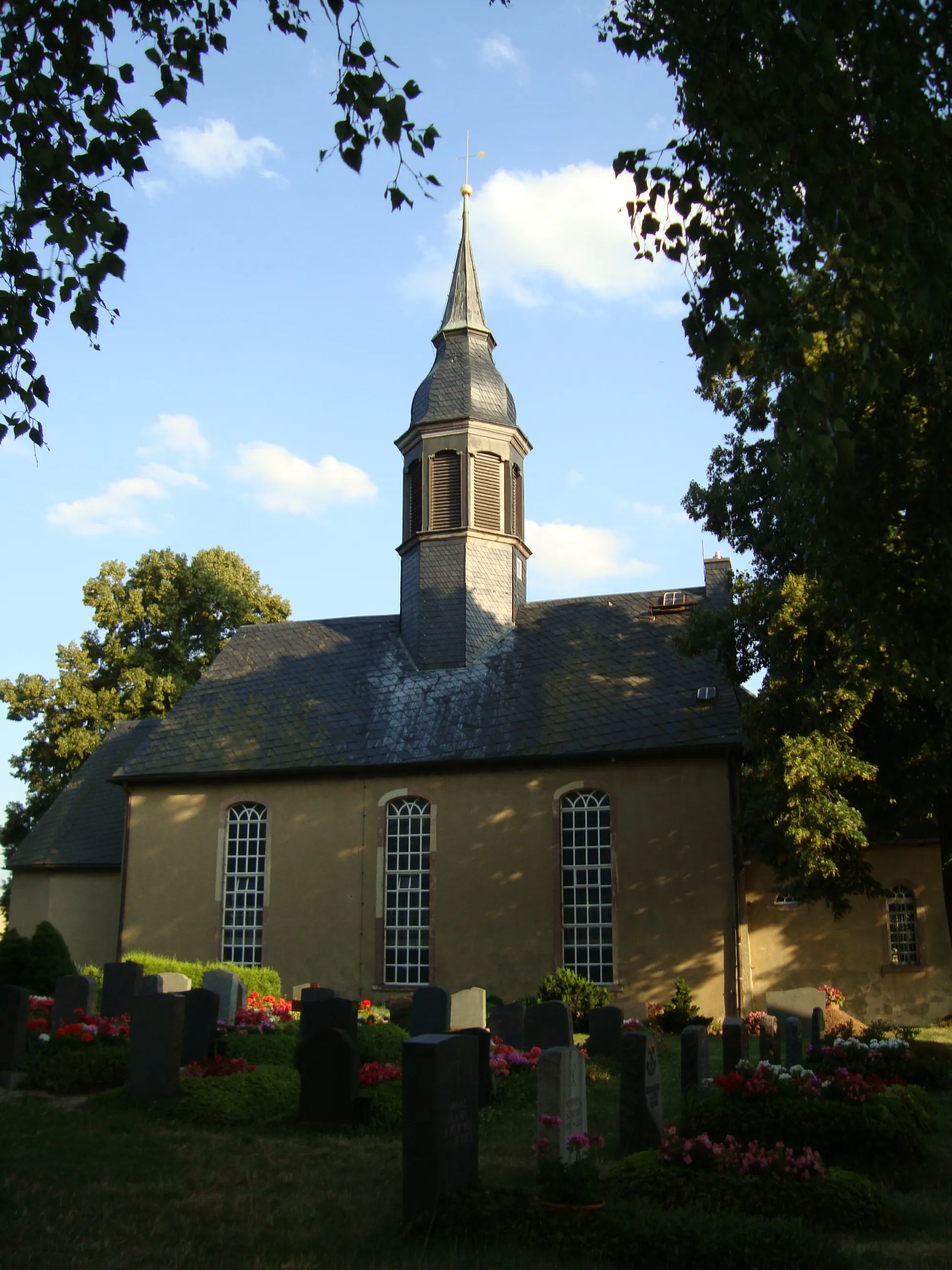 Photo showing: Kirche in Erlbach-Kirchberg OT Kirchberg im Erzgebirge