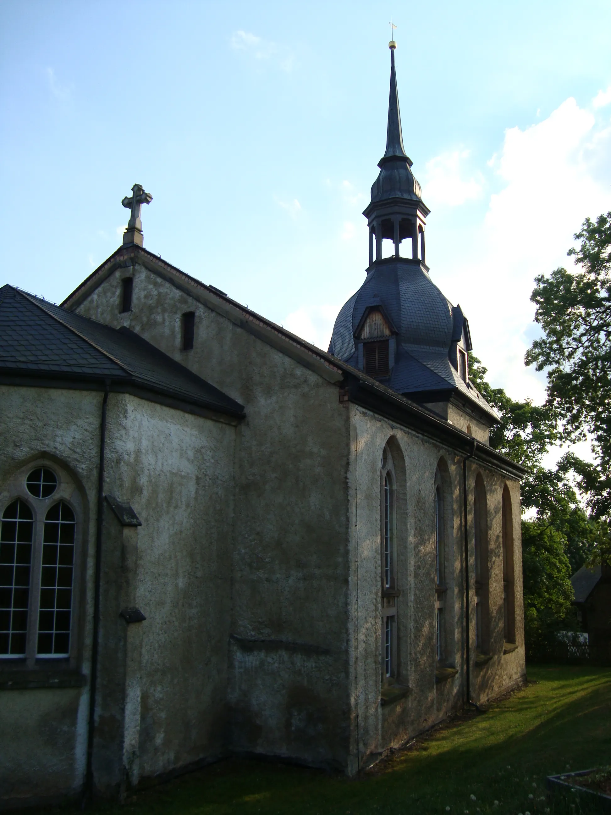 Photo showing: Kirche in Erlbach-Kirchberg OT Erlbach im Erzgebirge