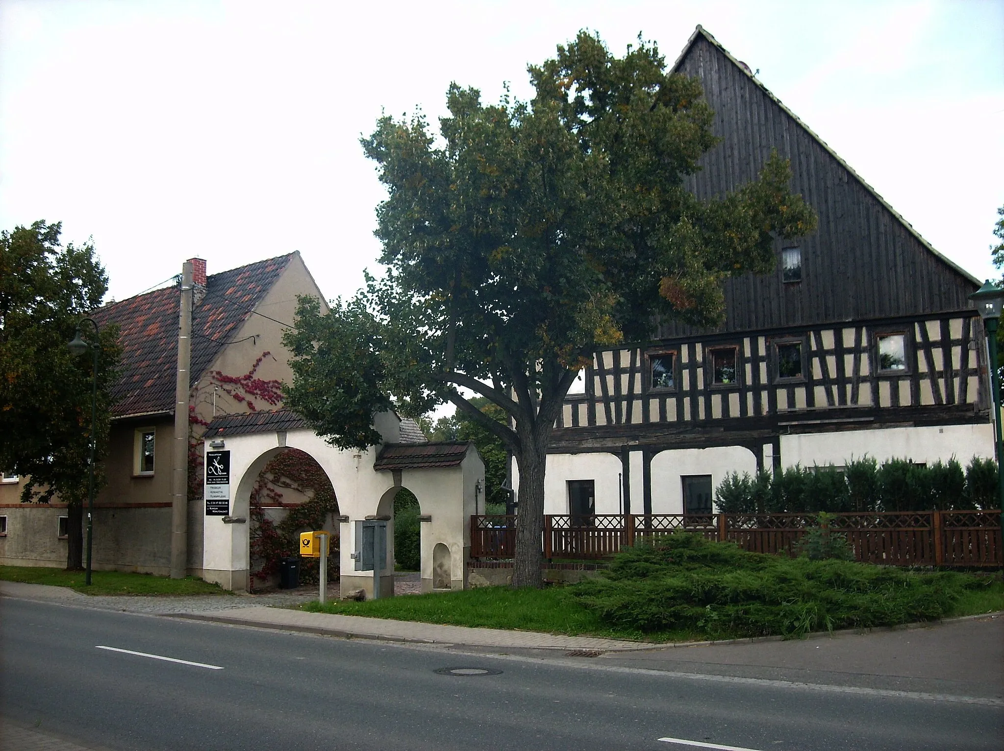 Photo showing: Farmstead in Gerstenberg (district of Altenburger Land, Thuringia)