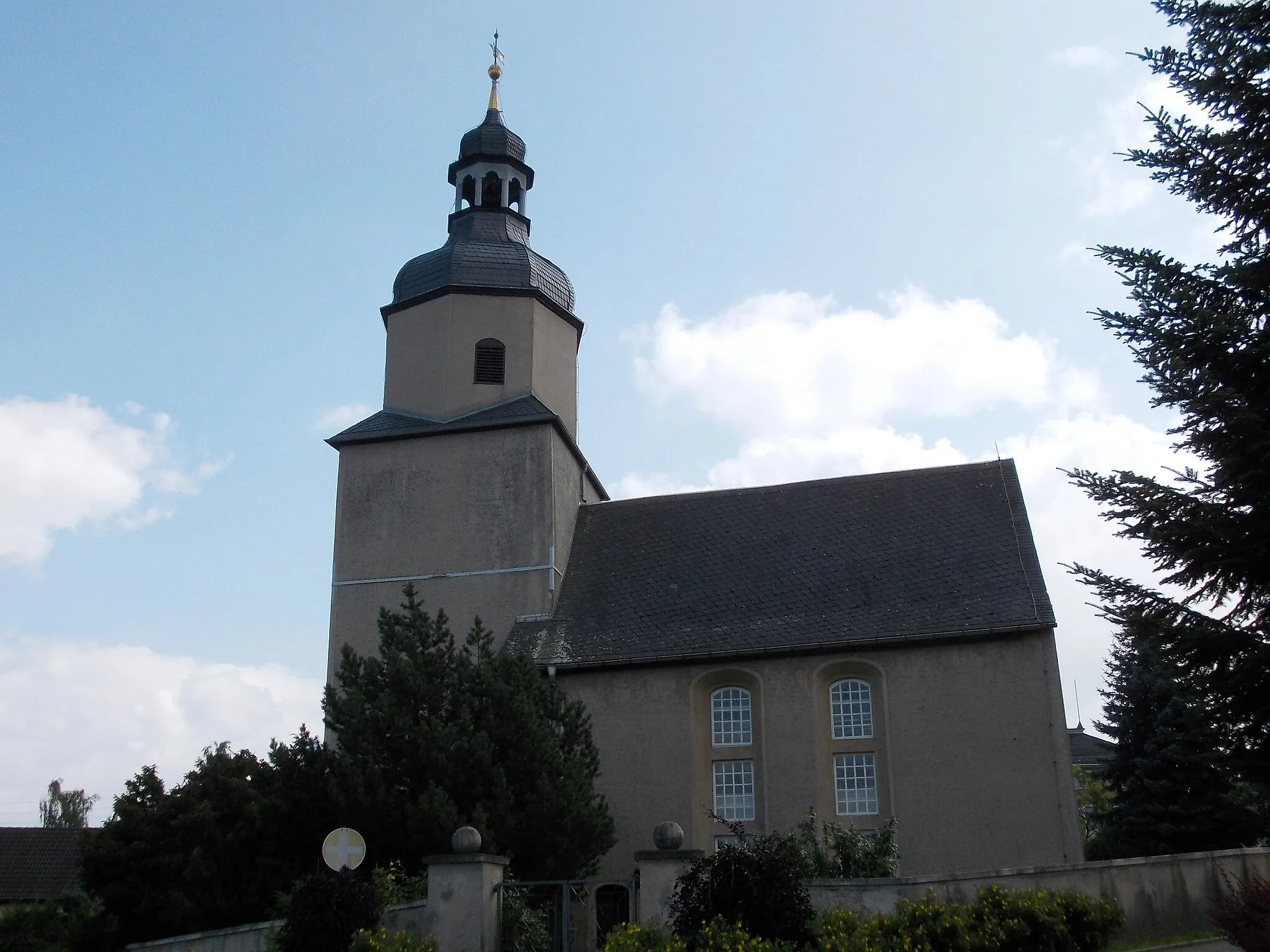 Photo showing: Vollmershain church (Altenburger Land district, Thuringia)