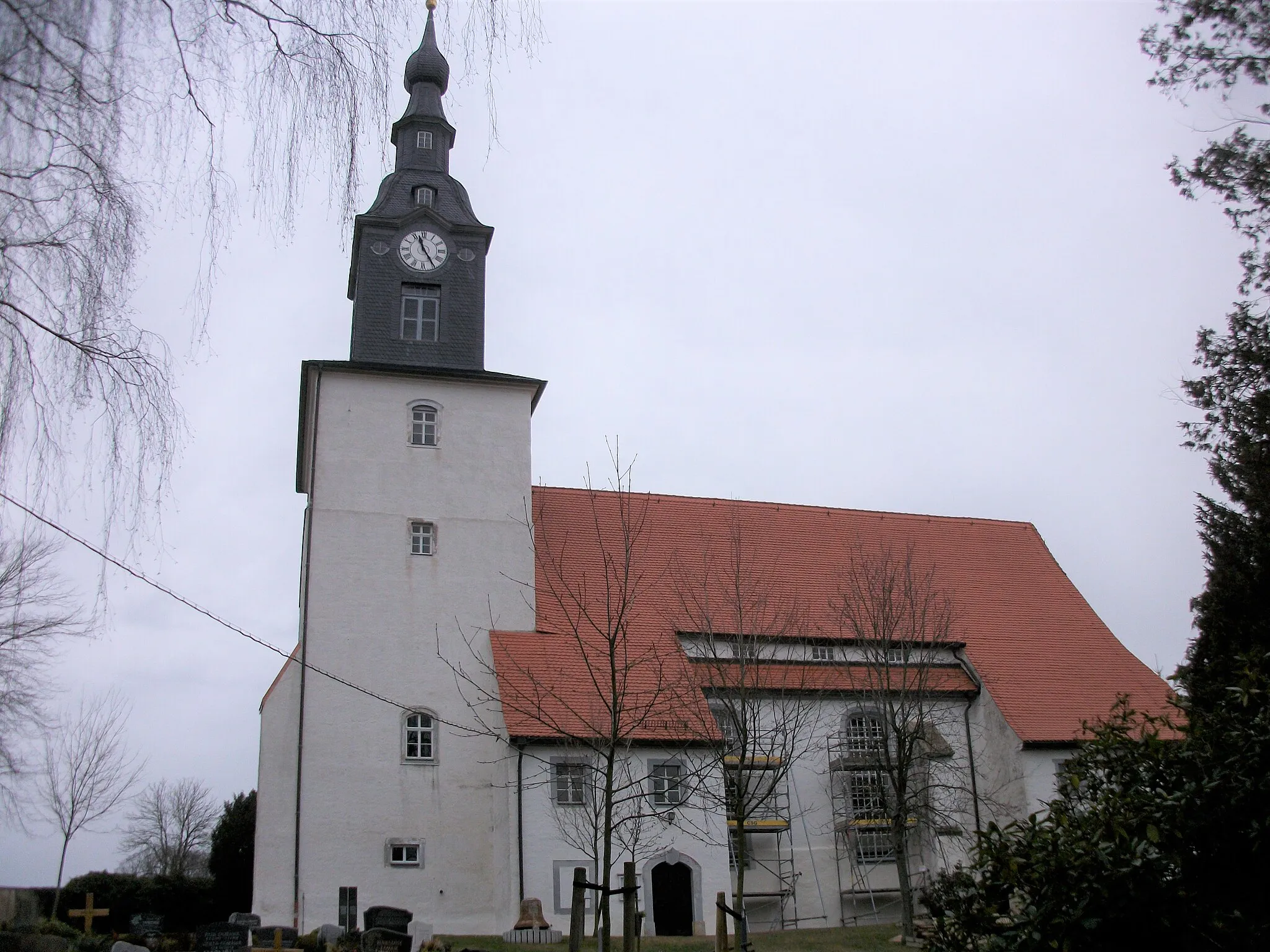 Photo showing: Dorfkirche Frankenstein