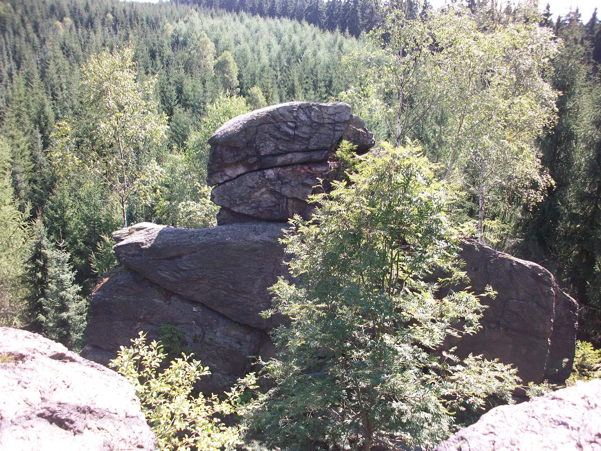 Photo showing: Königswalde, Zigeunerfelsen