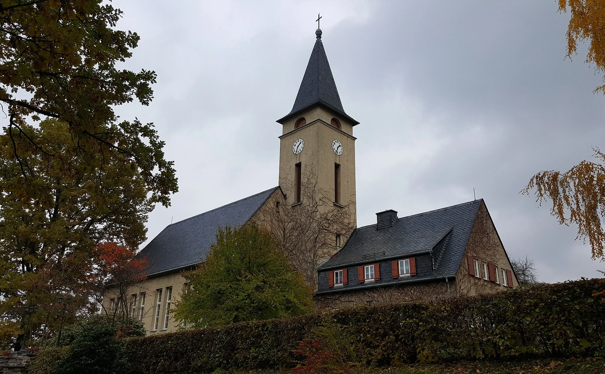 Photo showing: Lutherkirche Pöhla.