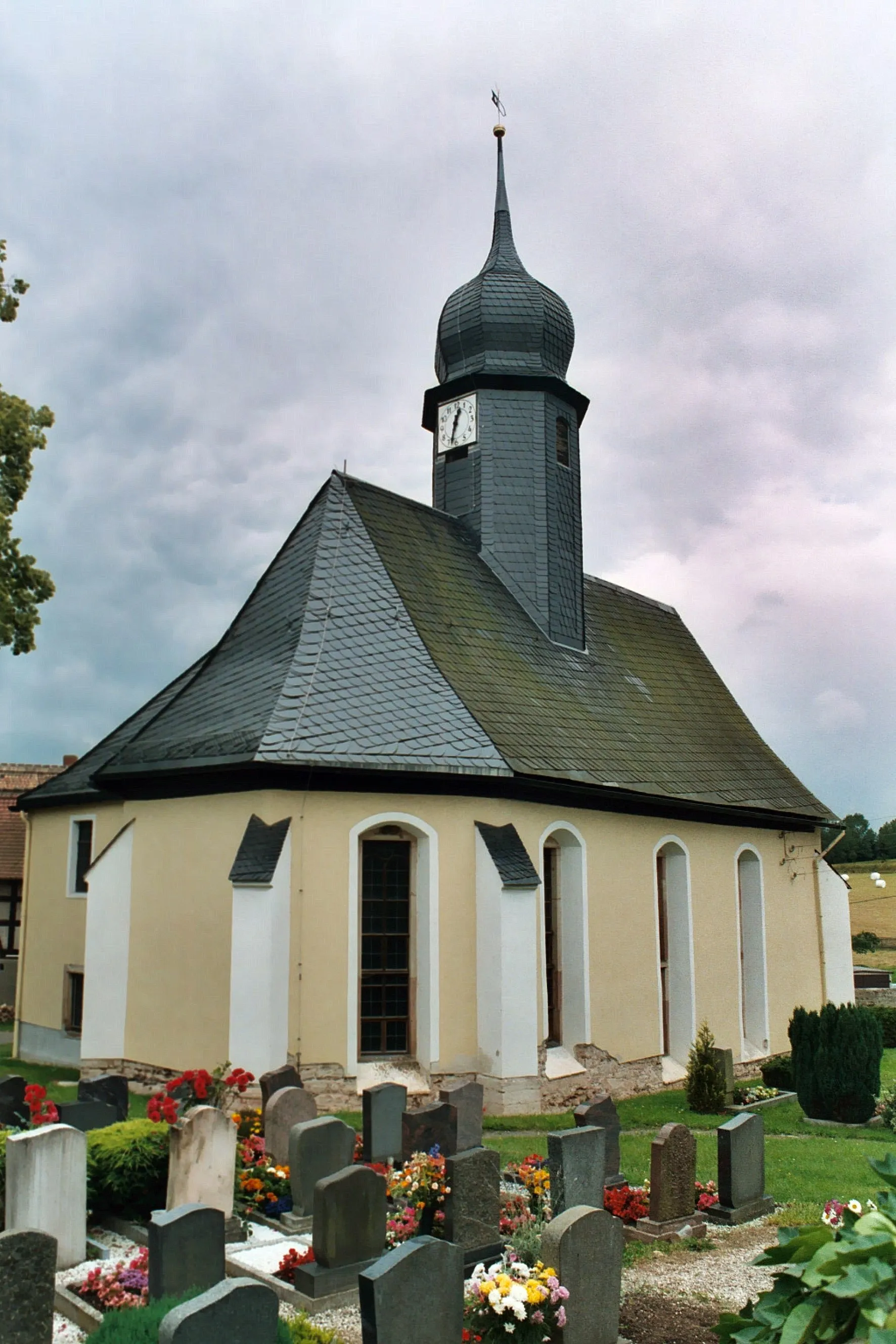 Photo showing: Endschütz (Thuringia), the village church