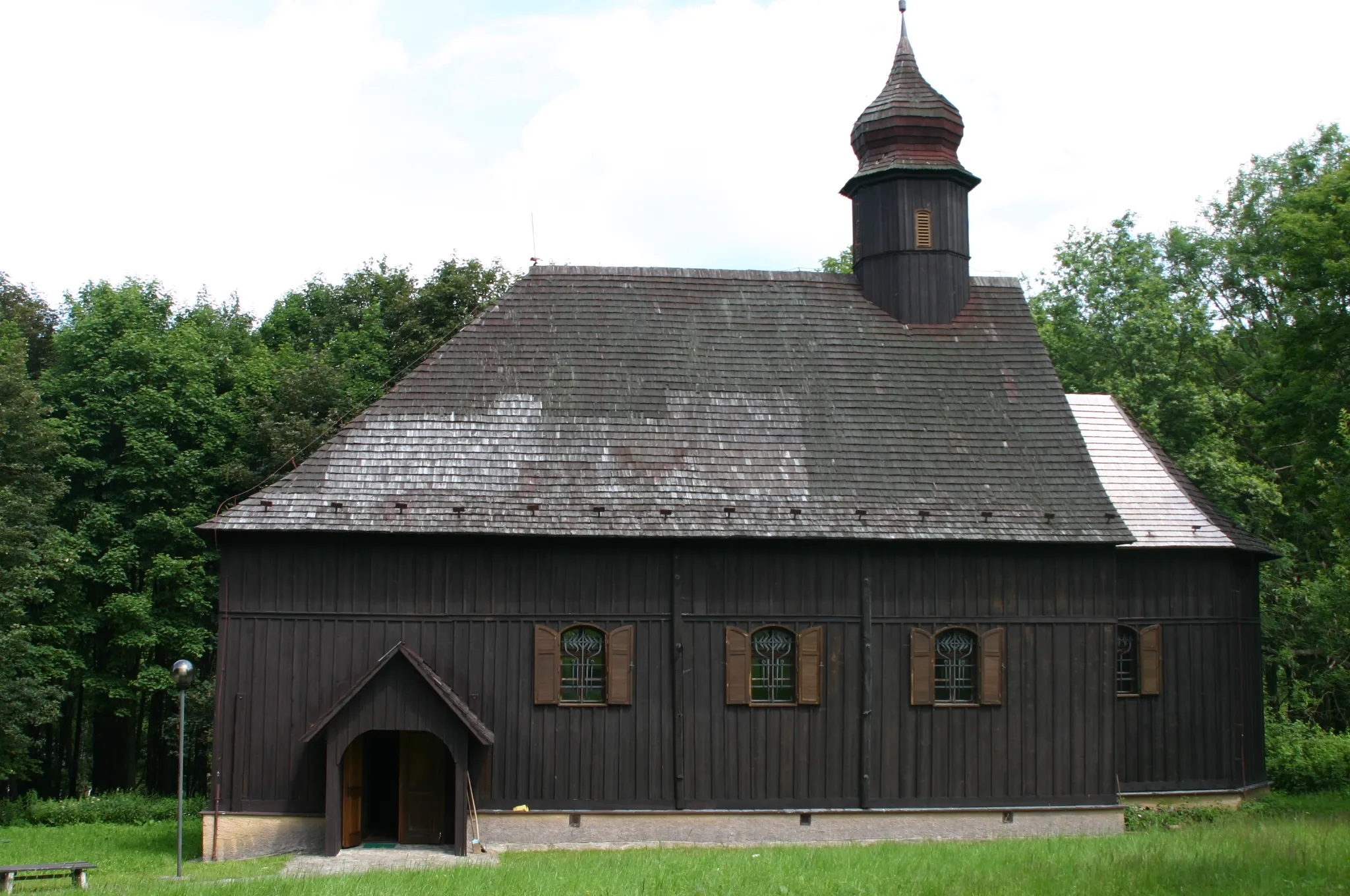 Photo showing: Kirche in Český Jiřetín (Georgendorf)