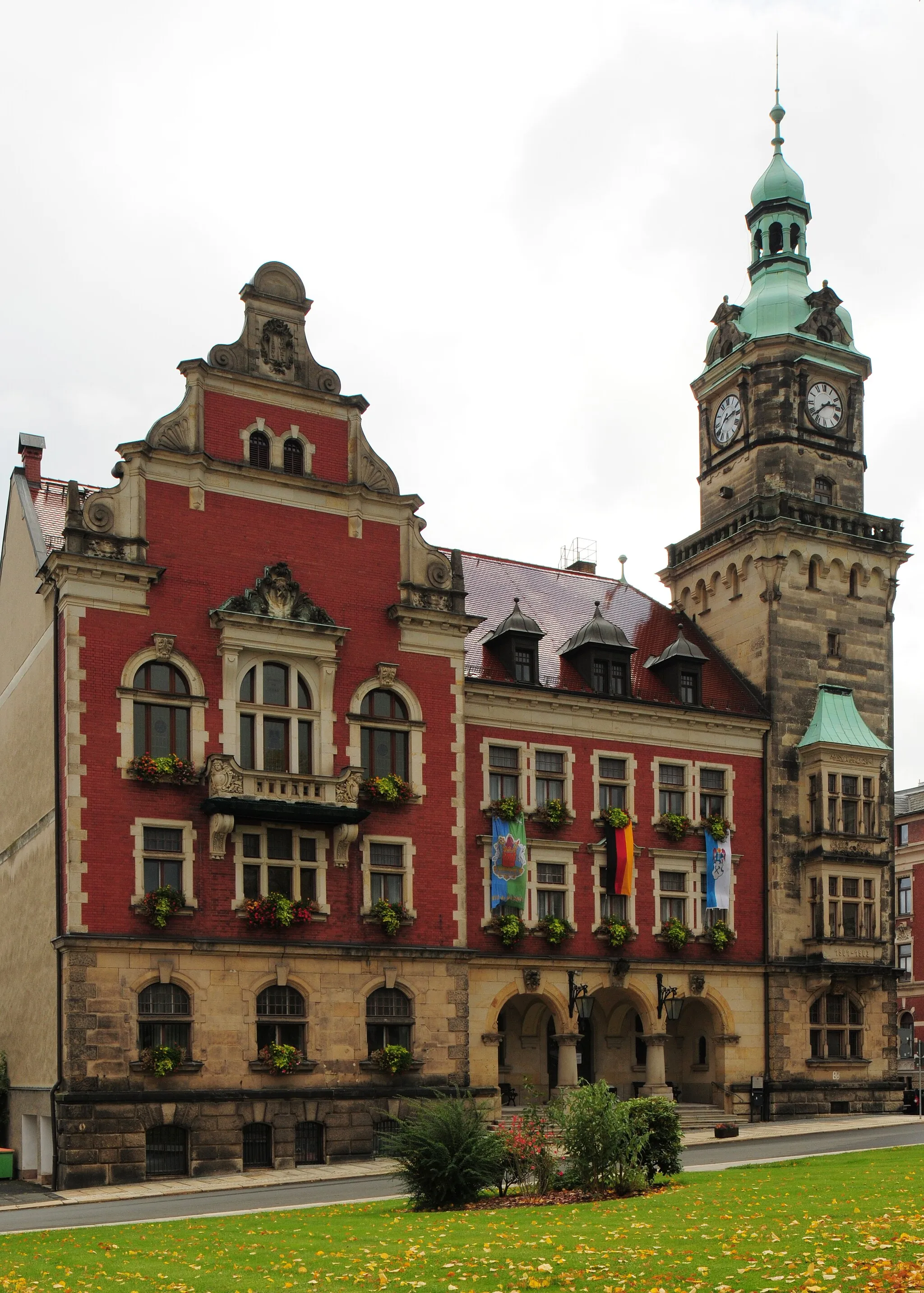 Photo showing: Falkenstein / Vogtl., Rathaus (Vogtlandkreis, Sachsen, Deutschland)