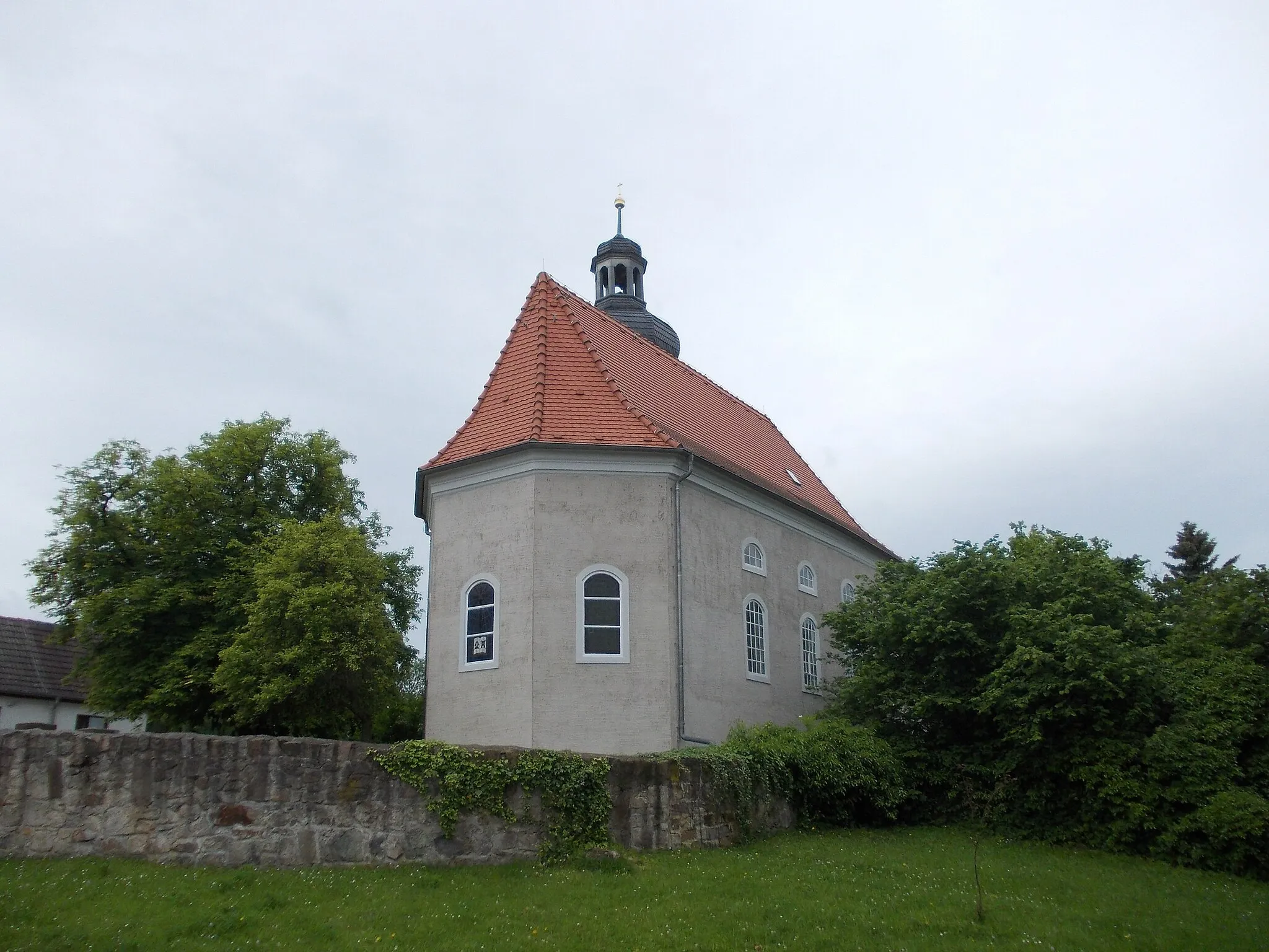 Photo showing: Saint Mary's church in Oberlödla (Lödla, district of Altenburger Land, Thuringia)