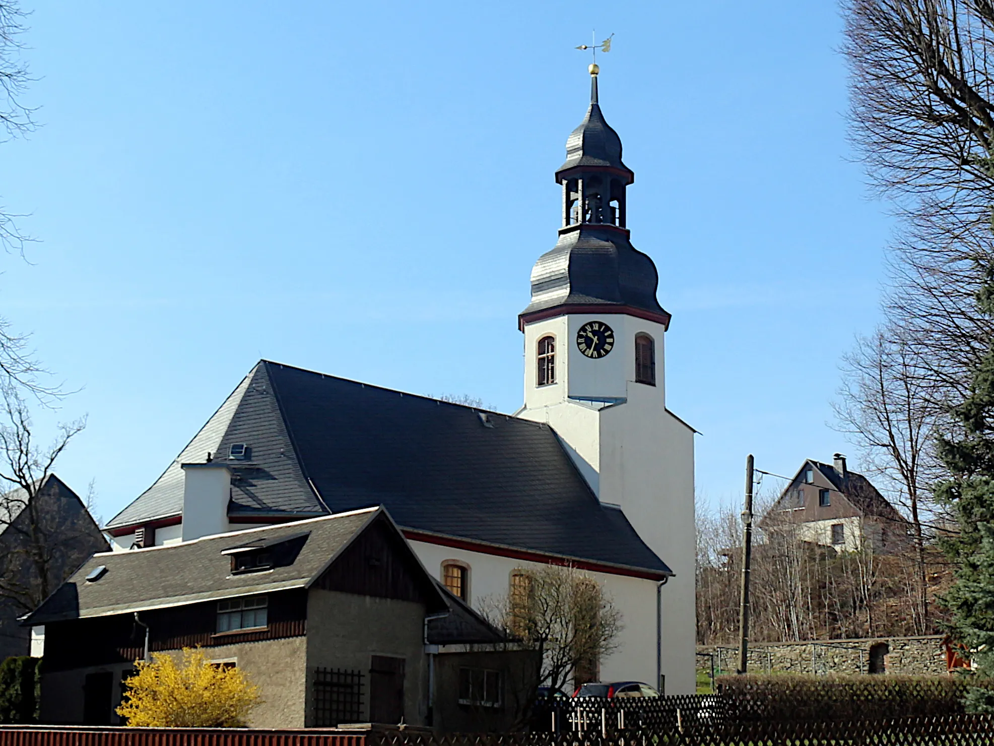 Photo showing: Auerbach (Erzgebirge) – Kirche.