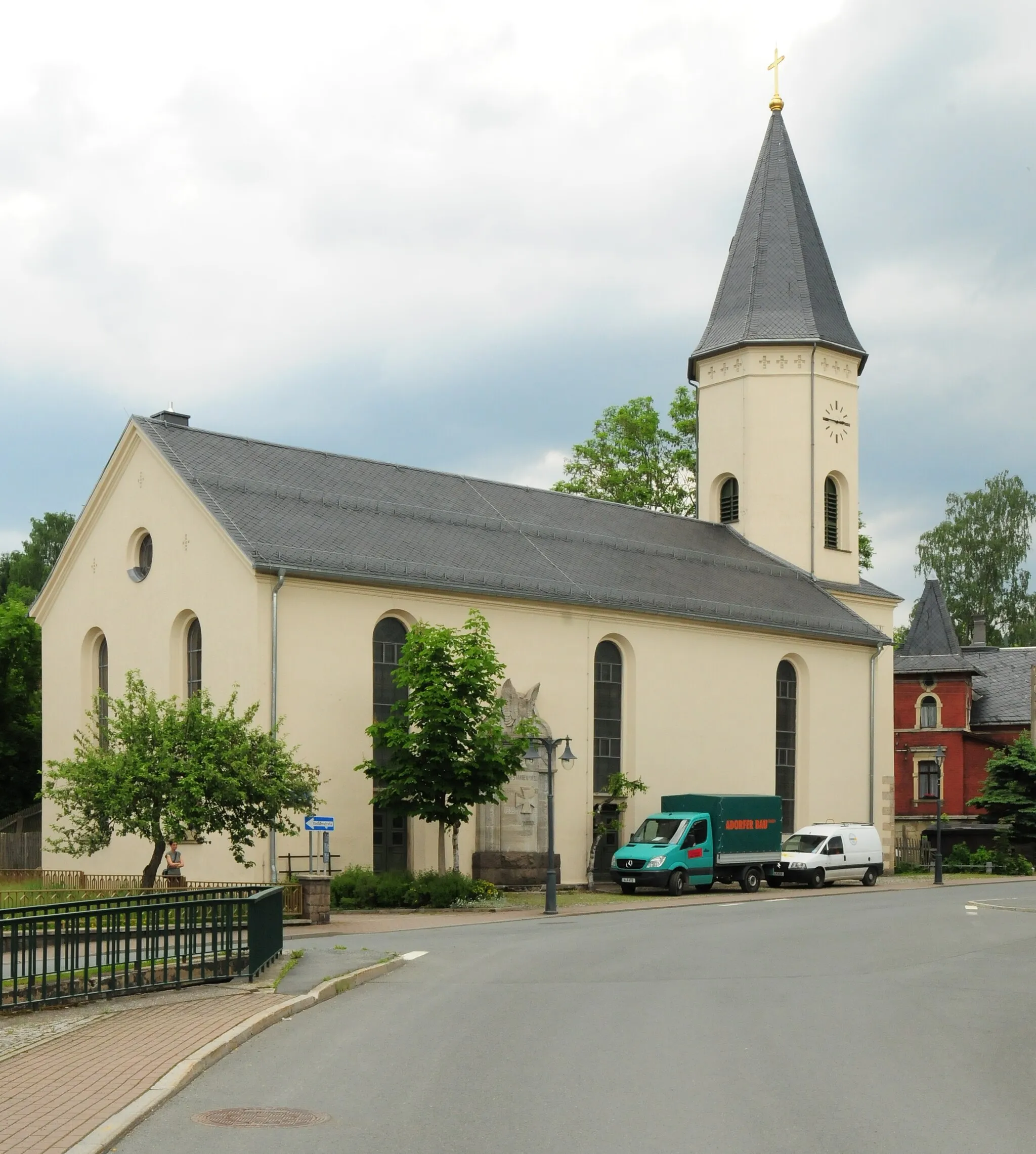 Photo showing: Erlbach, church (district Vogtlandkreis, Free State of Saxony, Germany)