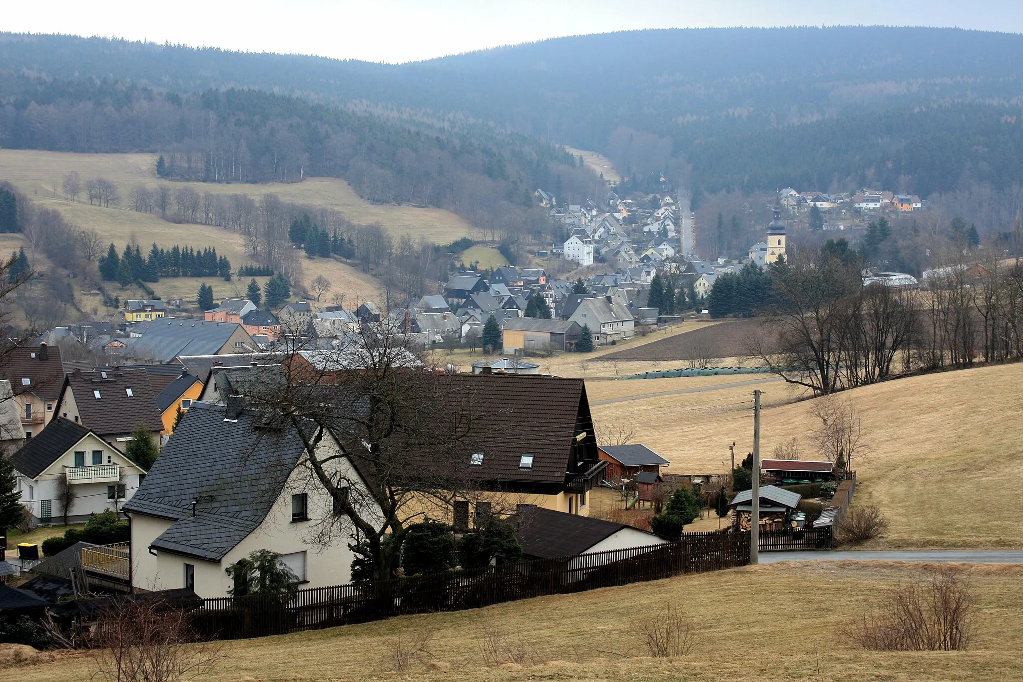 Photo showing: Upper part of Bockau