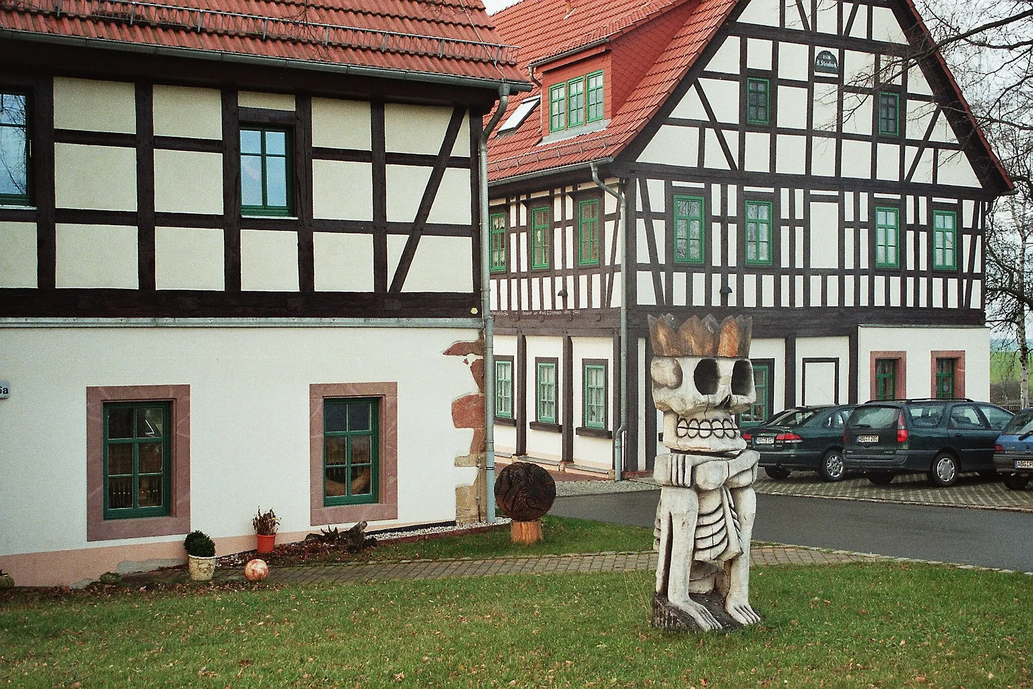 Photo showing: Göpfersdorf, farmhouses 16 Dorfstraße