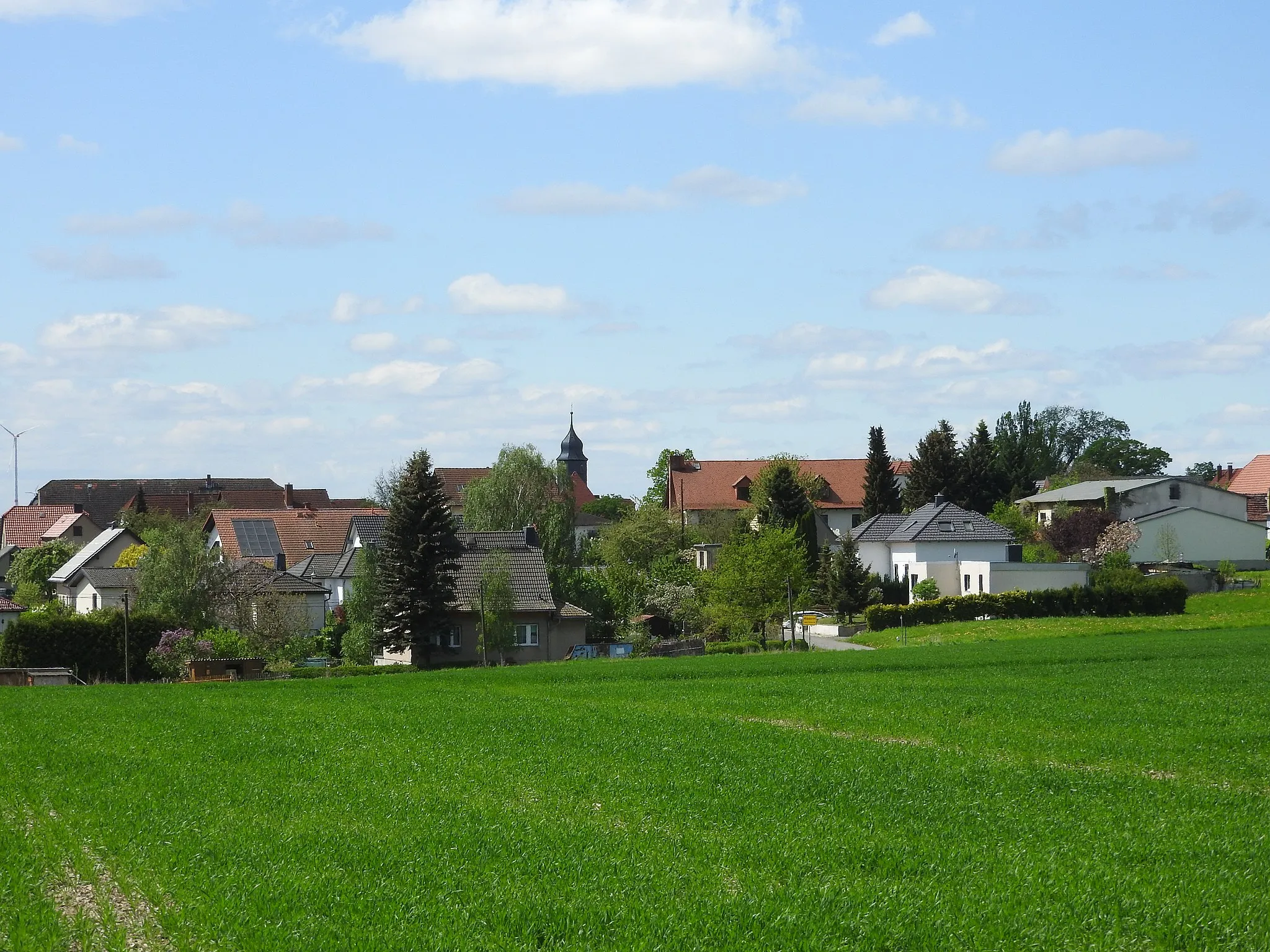 Photo showing: Blick auf Wildenbörten, Thüringen