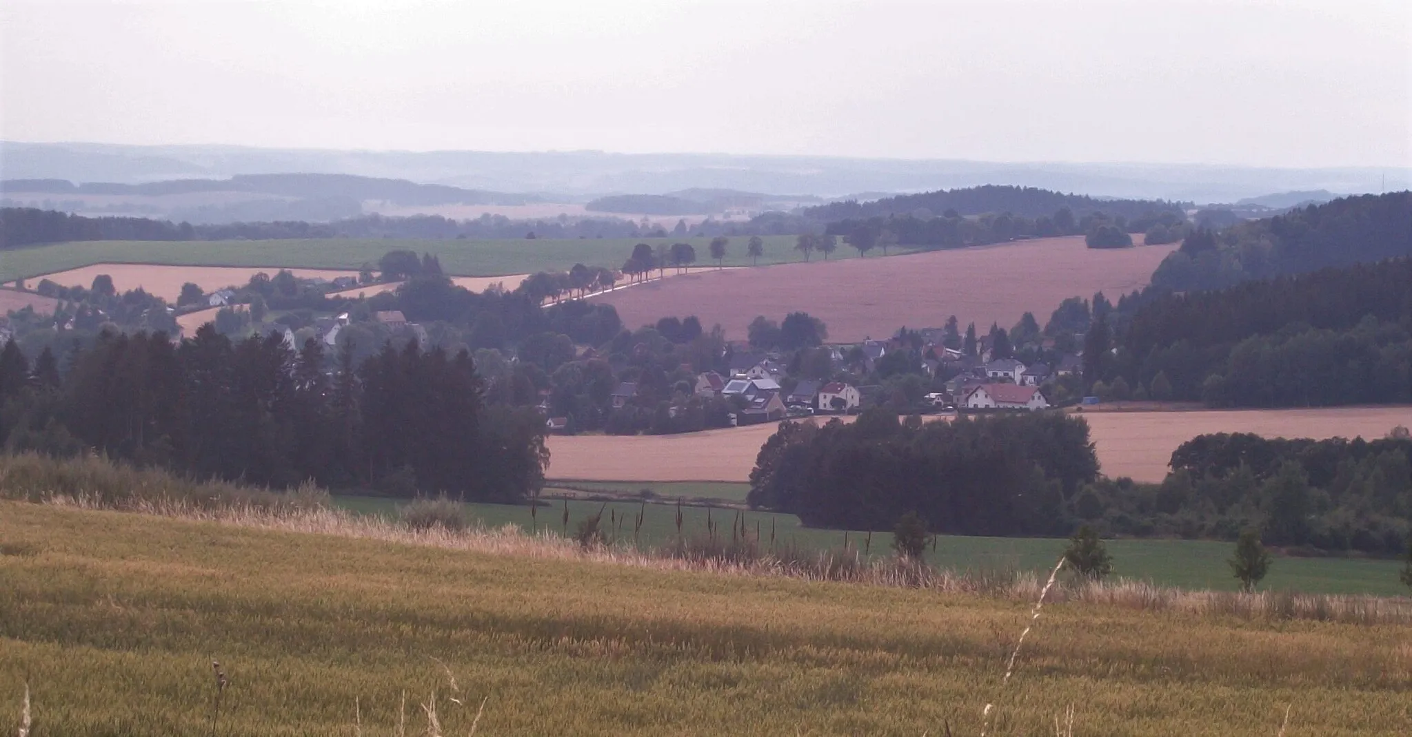 Photo showing: Kottengrün, Blick nach Tirpersdorf