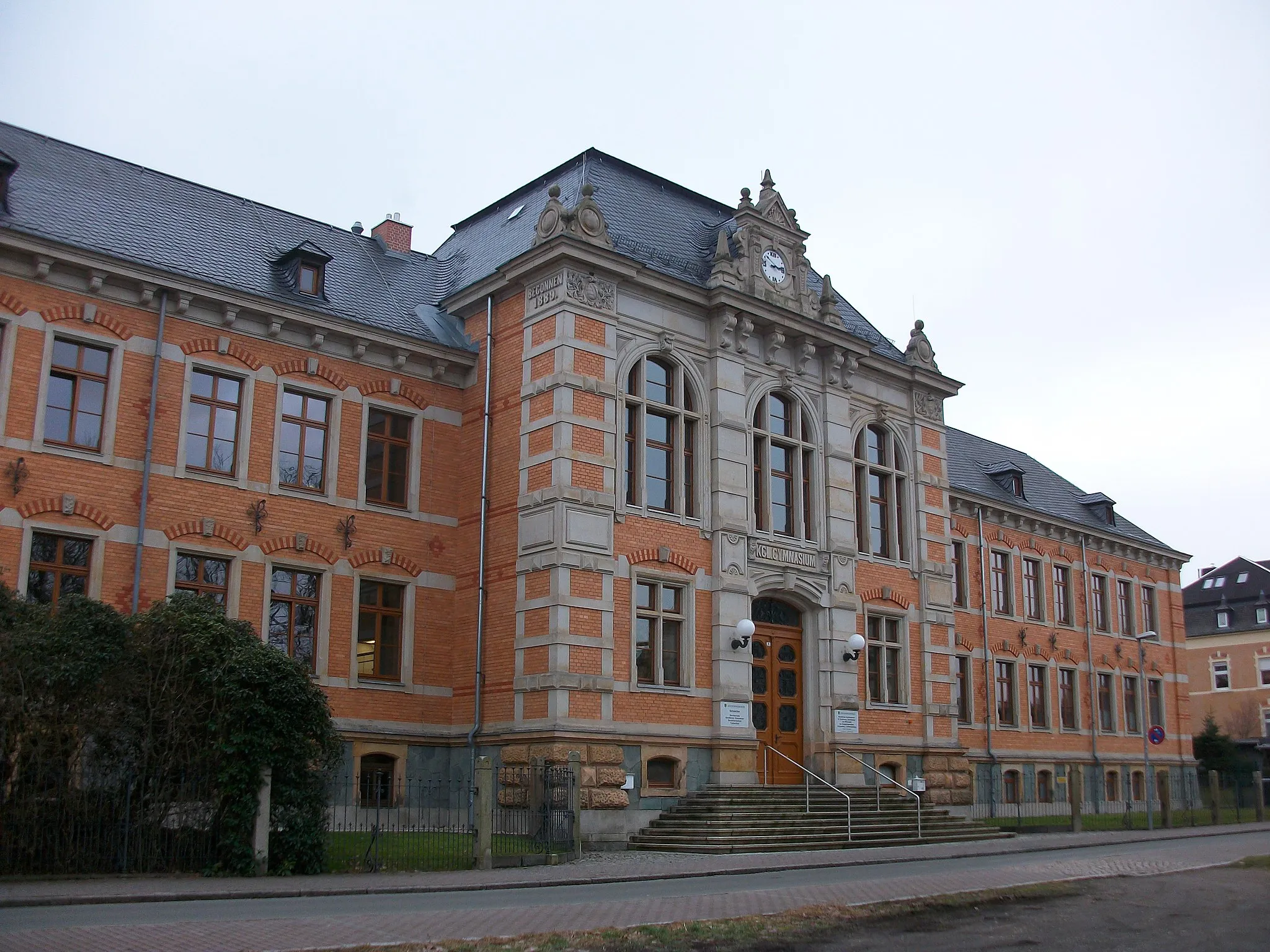 Photo showing: BSZ Schneeberg (Ehem. Kgl. Gymnasium)