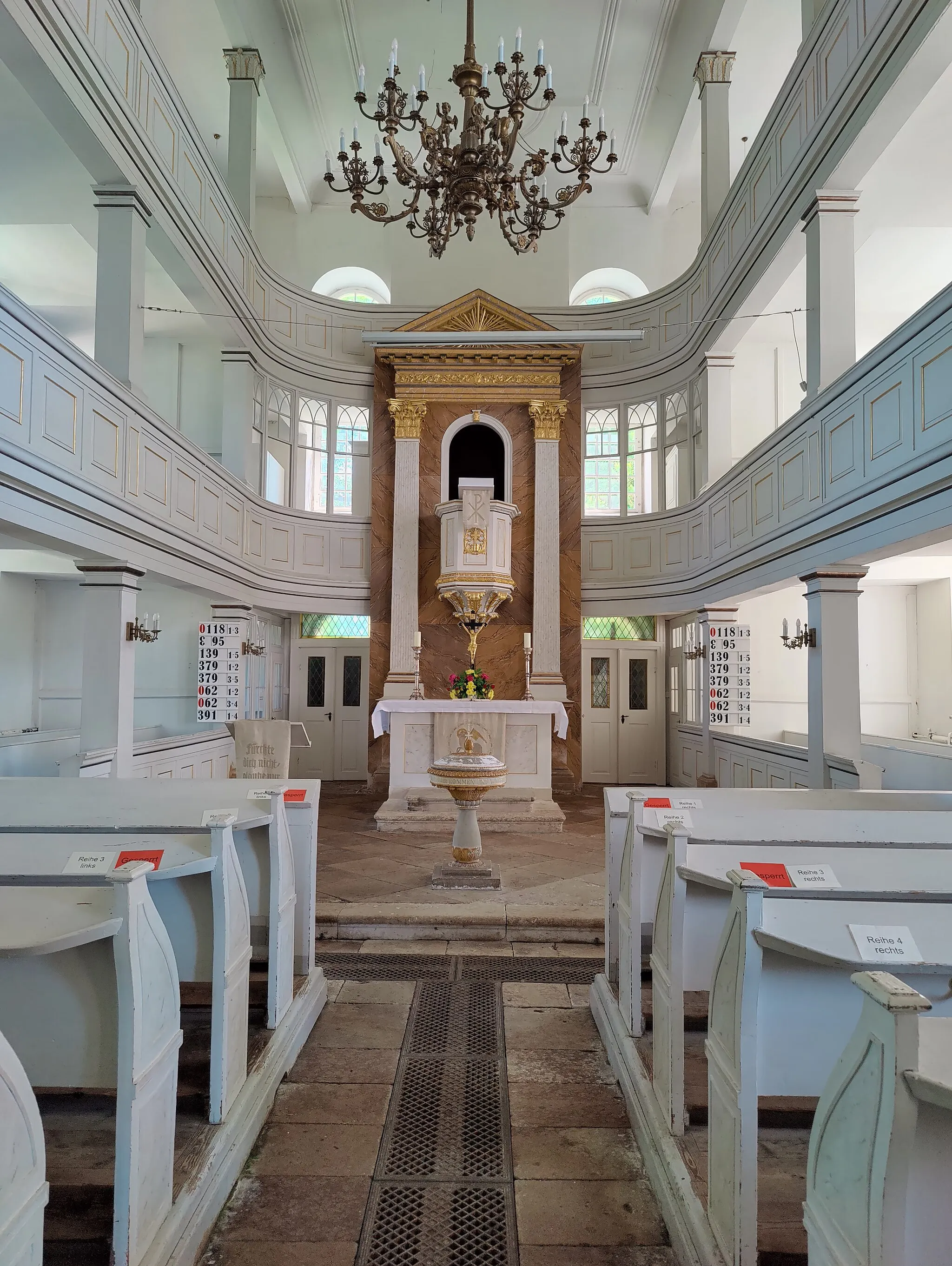 Photo showing: Evangelisch-lutherische Kirche Wüstenbrand, Stadt Hohenstein-Ernstthal, Landkreis Zwickau, Sachsen, Deutschland