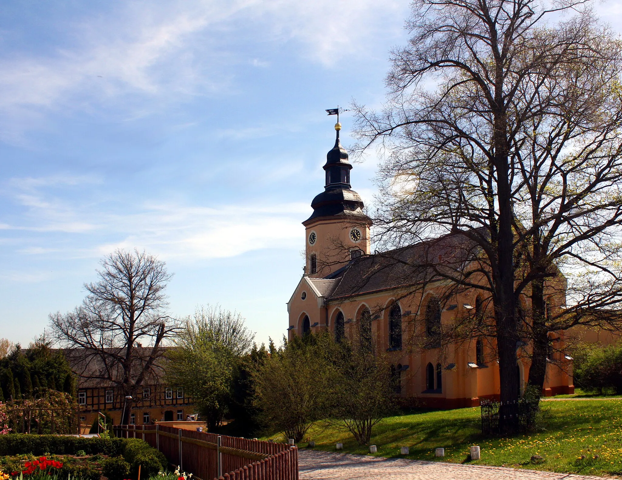 Photo showing: Church in Rückersdorf near Gera/Thuringia