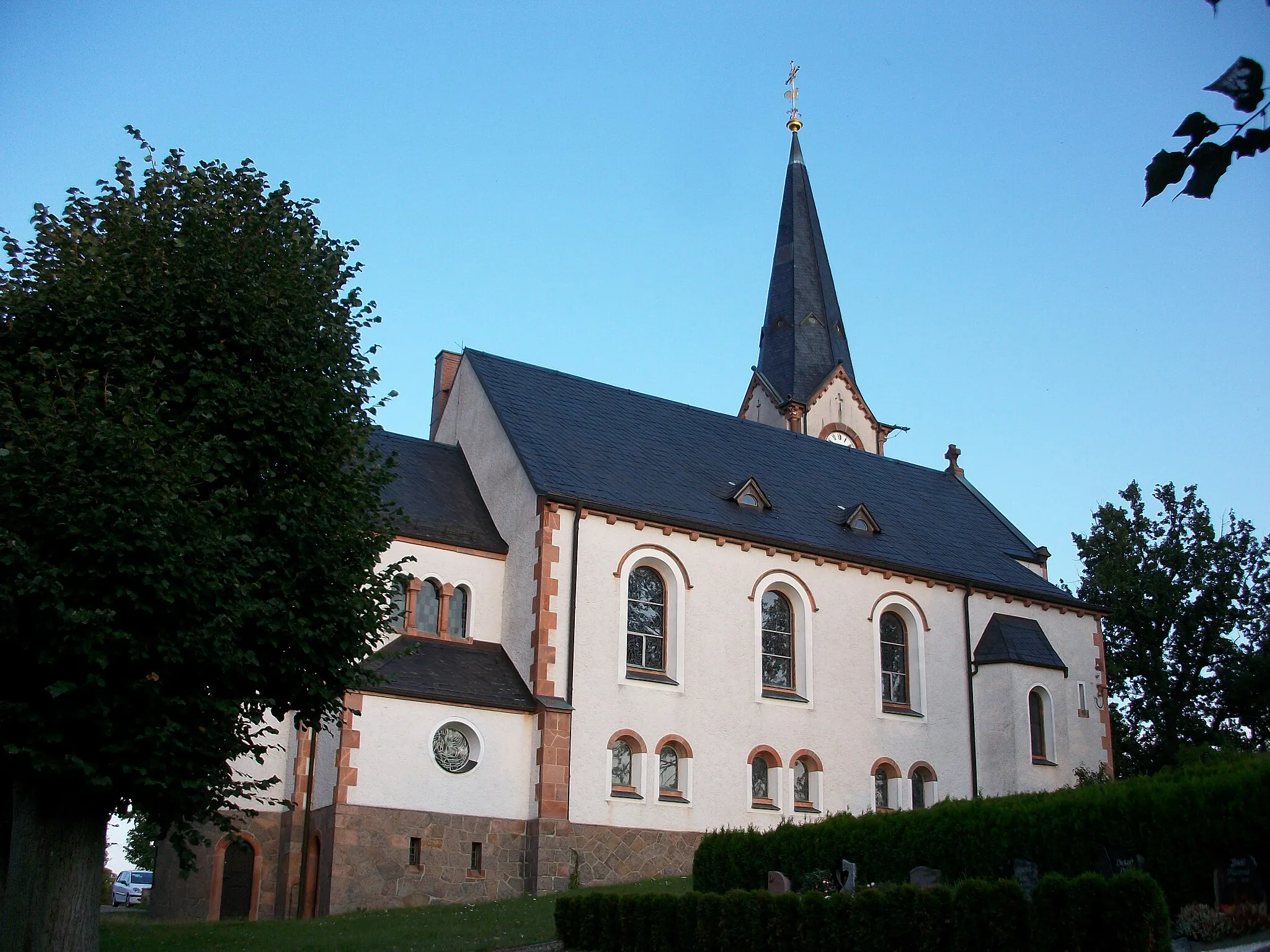 Photo showing: Kirche Bräunsdorf (Limbach-Oberfrohna)