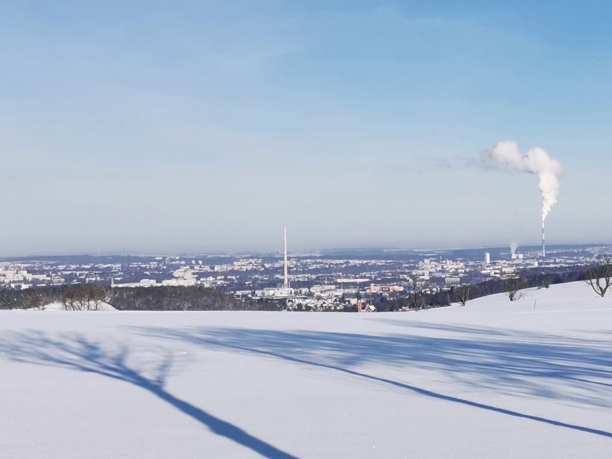 Photo showing: Blick über Chemnitz