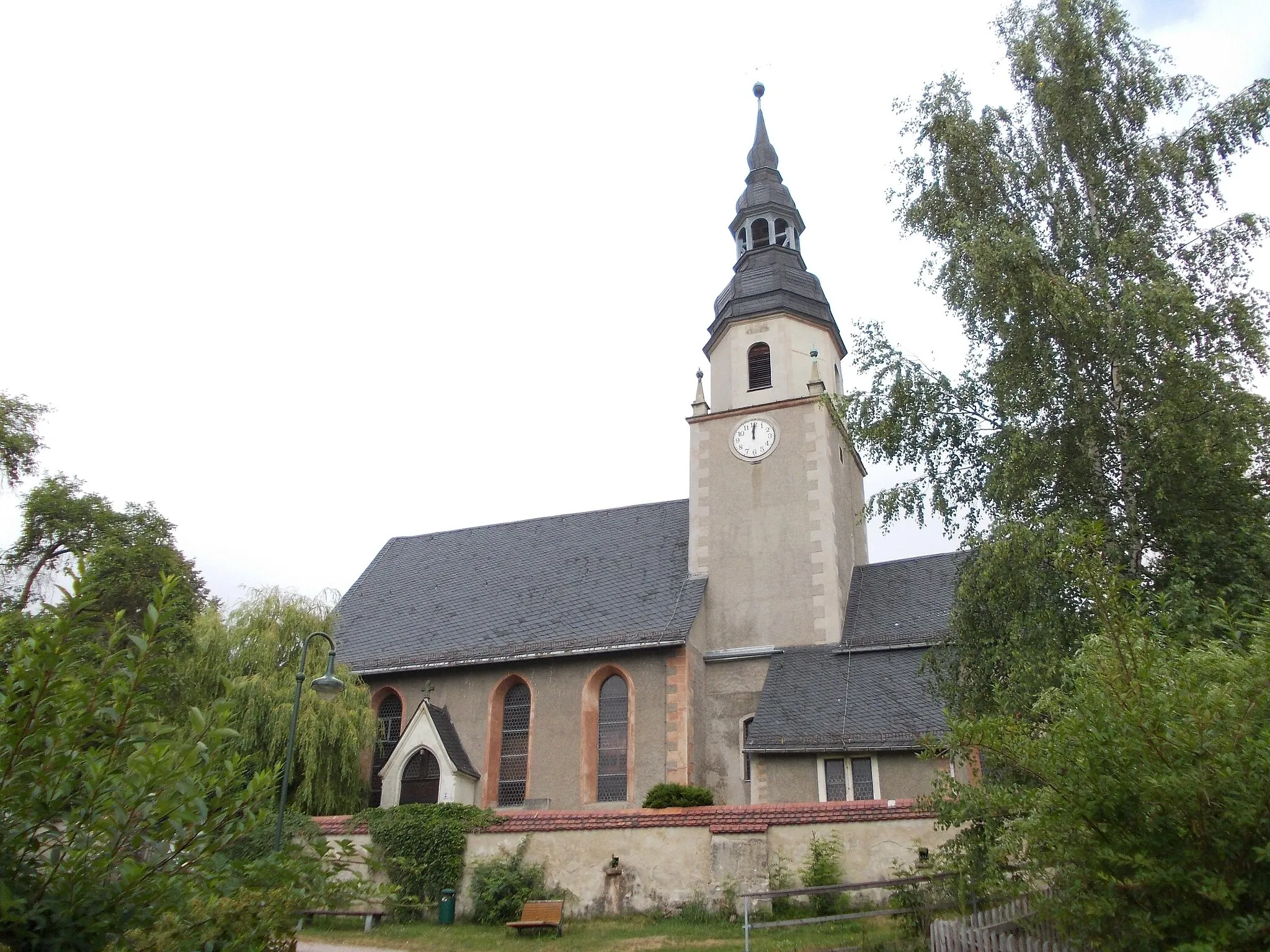 Photo showing: Langenreinsdorf church (Crimmitschau, Zwickau district, Saxony)